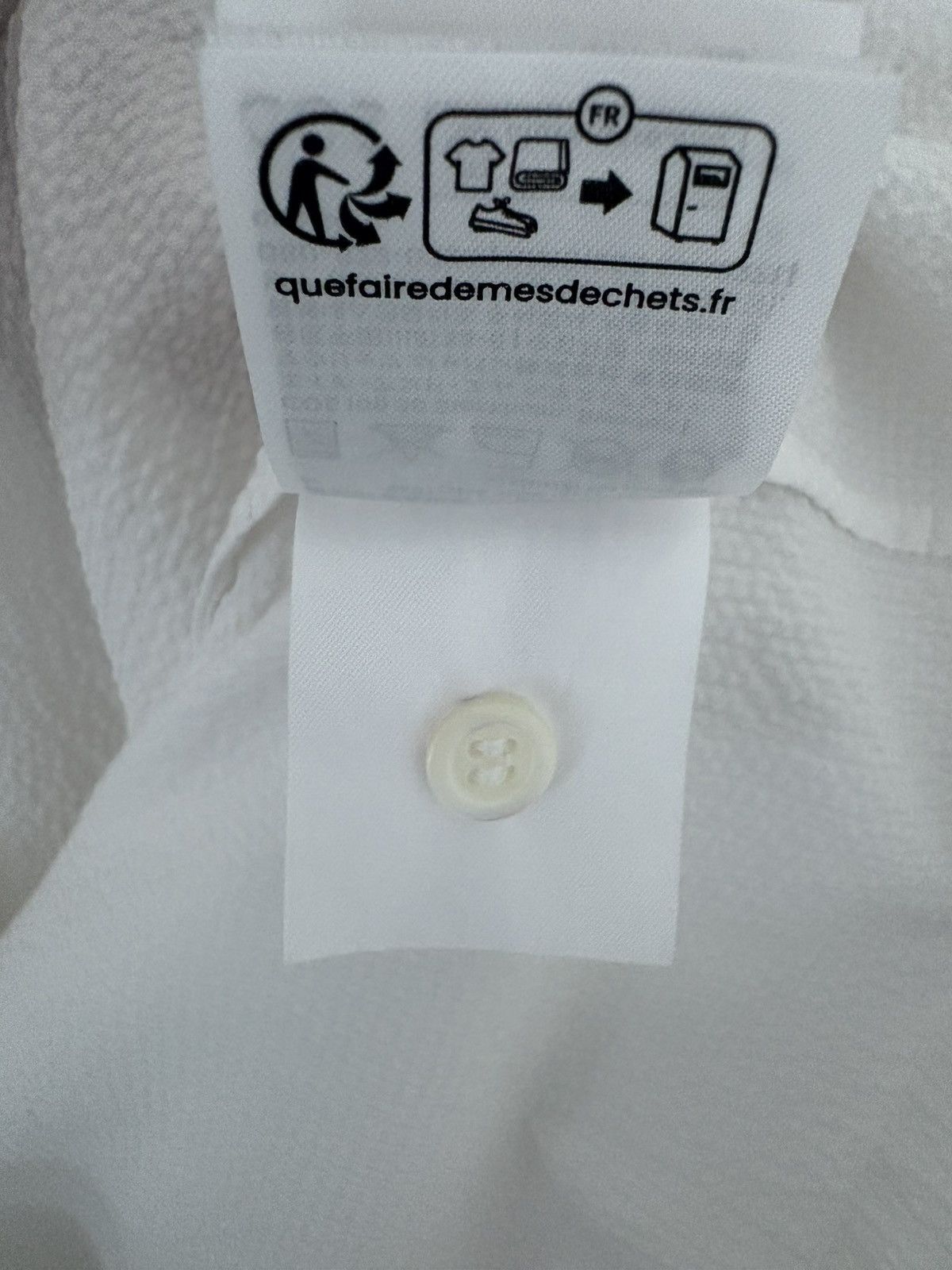 Cos COS WHITE SEERSUCKER SHIRT Size US M / EU 48-50 / 2 - 5 Thumbnail