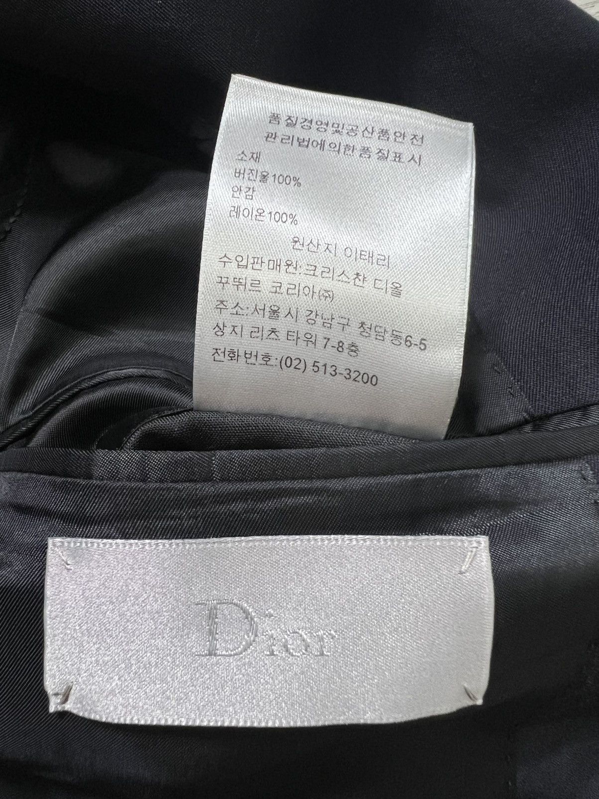 Dior Dior Homme - S/S16 Floral Embroidered Rose Patch Wool Blazer Size 50S - 16 Thumbnail