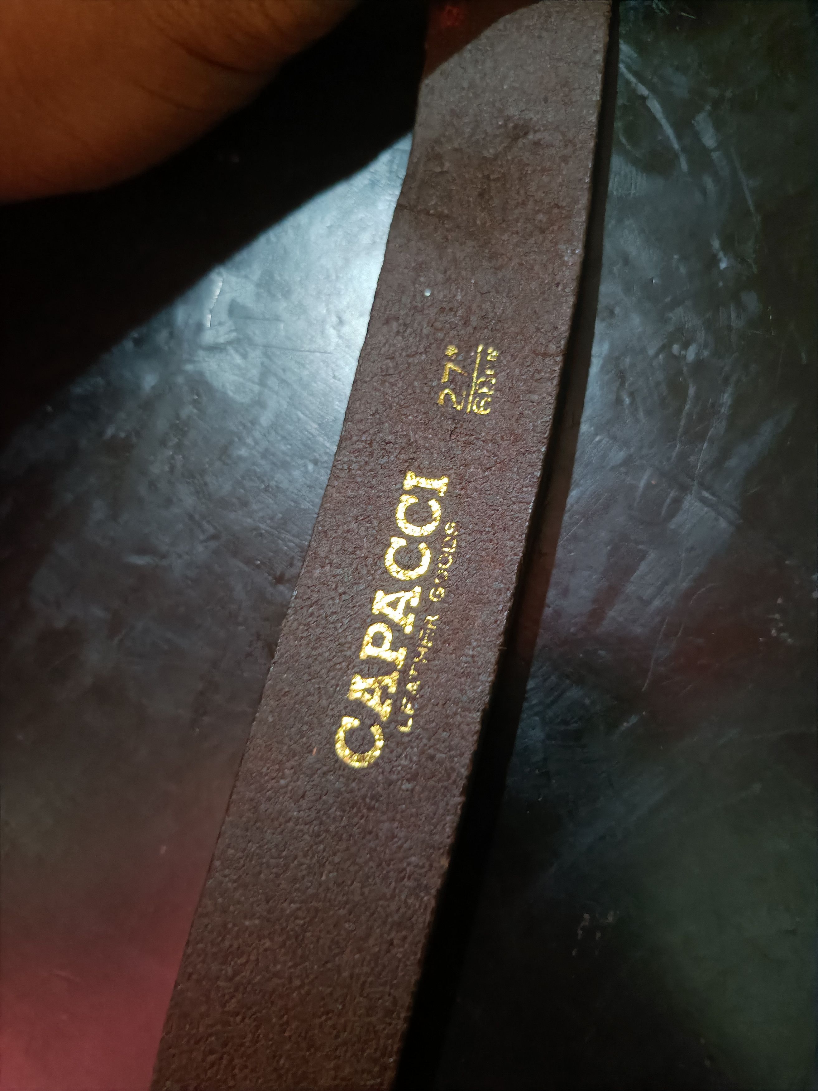Vintage Vintage capacci dotted leather belt Size ONE SIZE - 4 Thumbnail
