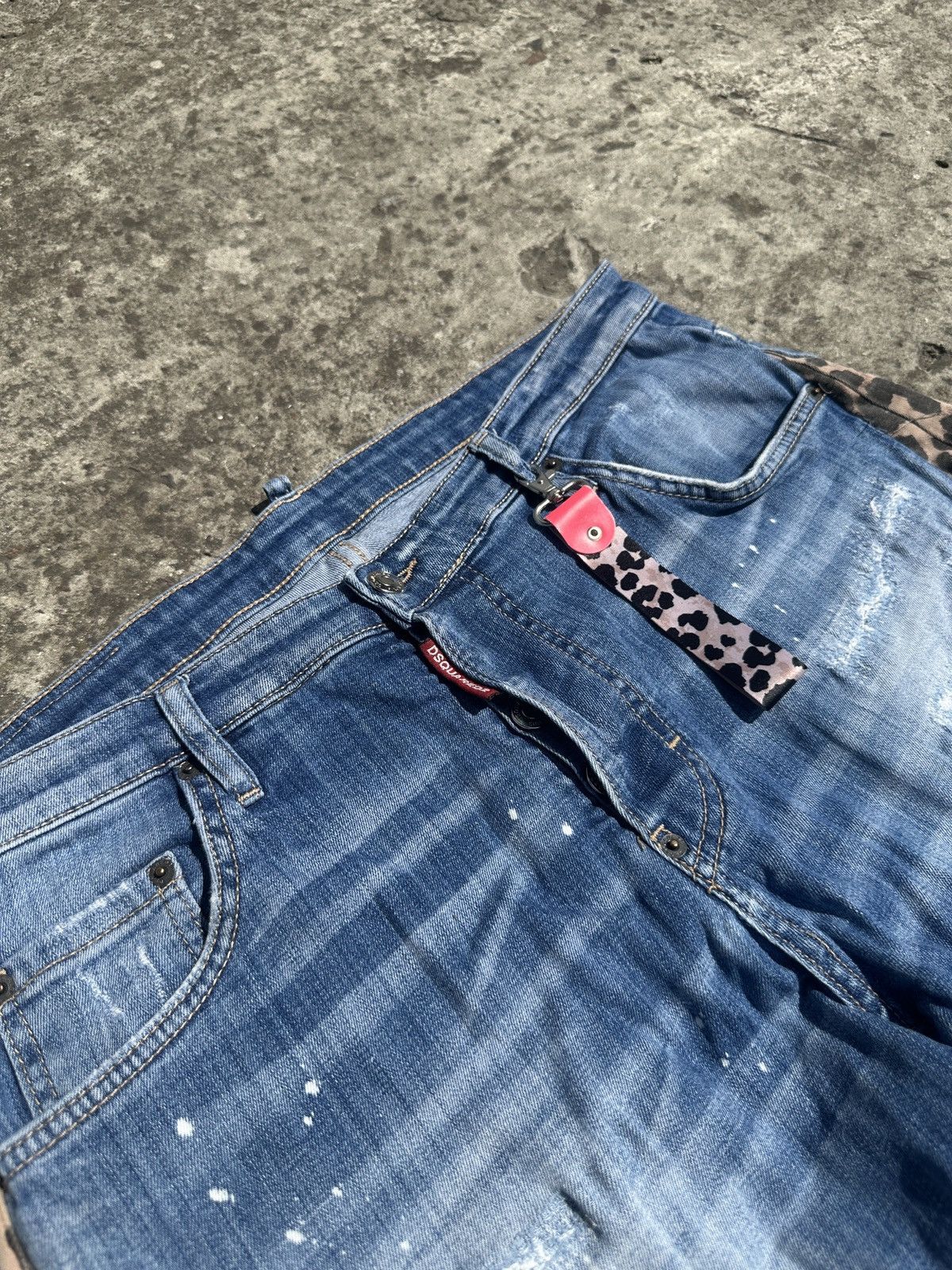 Dsquared2 Y2K Dsquared2 Custom Baggy Jeans Leopard Casual L Rare USA Size US 34 / EU 50 - 4 Thumbnail
