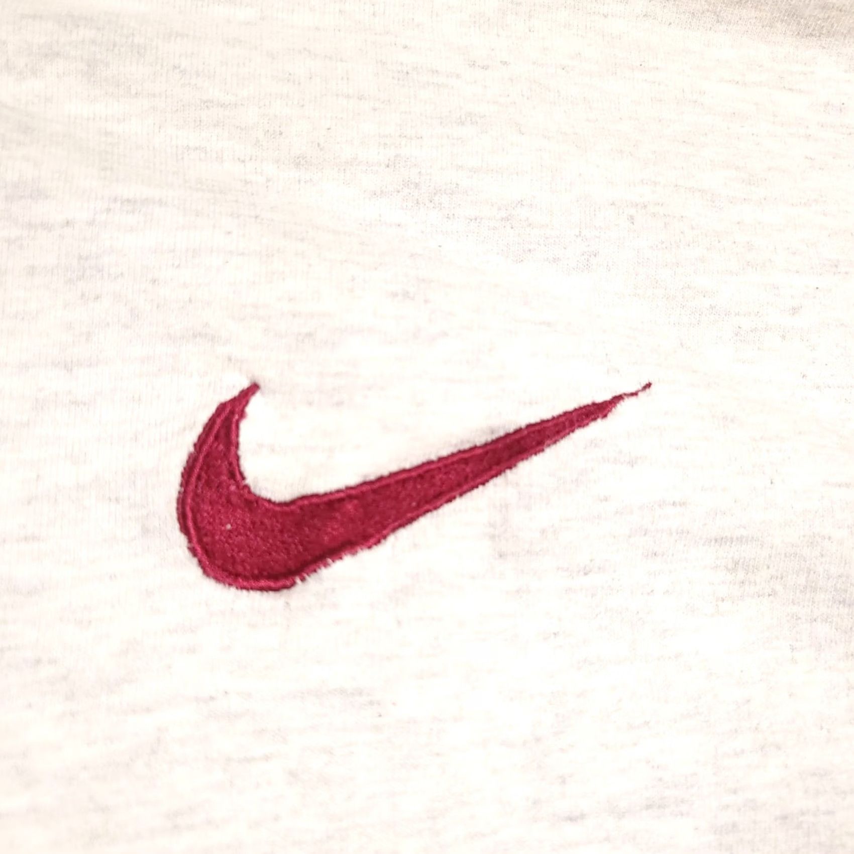 Nike VINTAGE Nike Jacket Mens Large Gray Maroon Swoosh Snap Button Varsity USA 90s Size US L / EU 52-54 / 3 - 4 Thumbnail