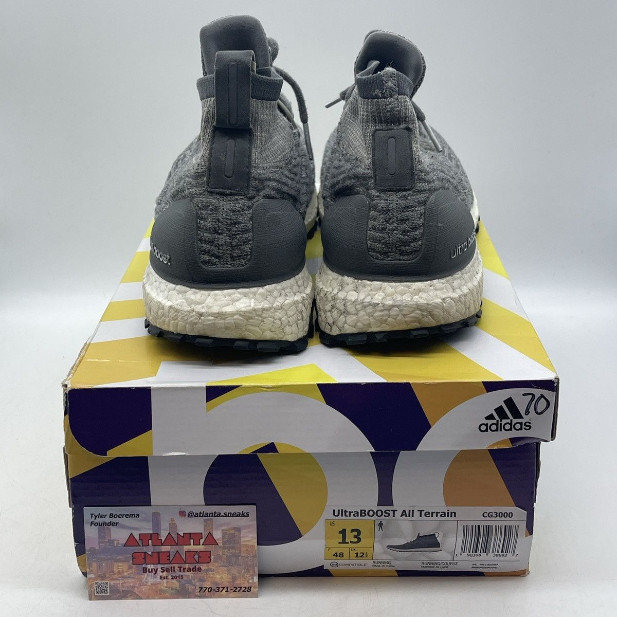 Adidas Ultraboost atr mid grey Size US 13 / EU 46 - 3 Thumbnail