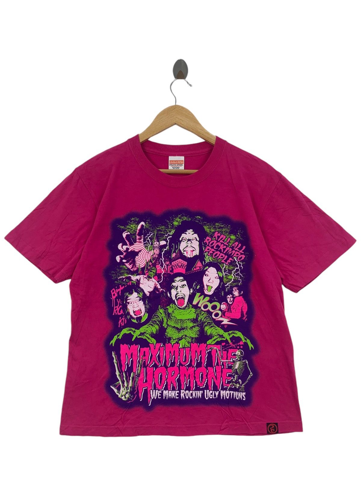 Designer MAXIMUM THE HORMONE Rockimpo Japan Band Tee Shirt Top Punk Size M / US 6-8 / IT 42-44 - 1 Thumbnail