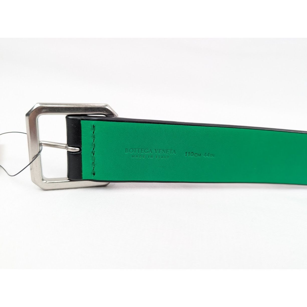 Bottega Veneta o1rshd1 Q:2 / Size: 110 / Cintura Belt in Nero/Electric Blue Size 42 - 5 Thumbnail