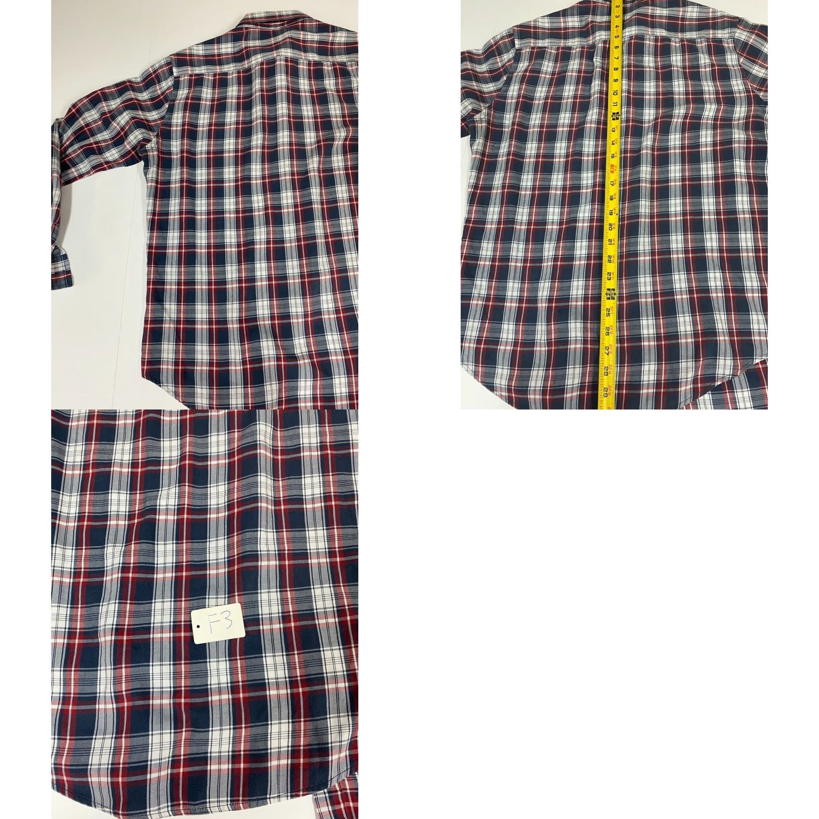 Croft & Barrow Croft & Barrow Shirt M Mens Plaid Button-Down Red Blue Button-Up Long Sleeve Regular Size US M / EU 48-50 / 2 - 8 Thumbnail