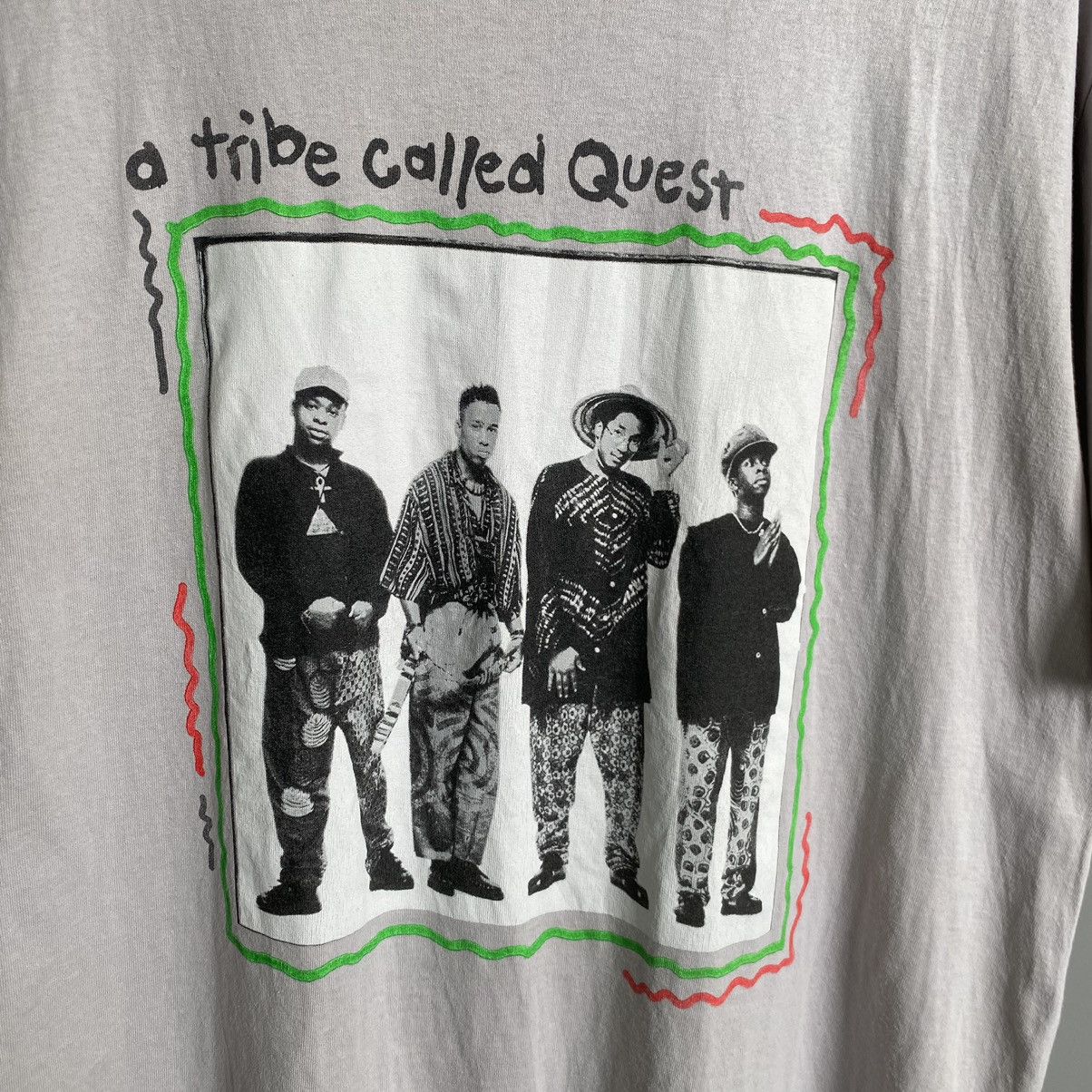 Rap Tees A Tribe Called Quest American Hip Hop ERD GRUNGE TEE Size US XL / EU 56 / 4 - 3 Thumbnail