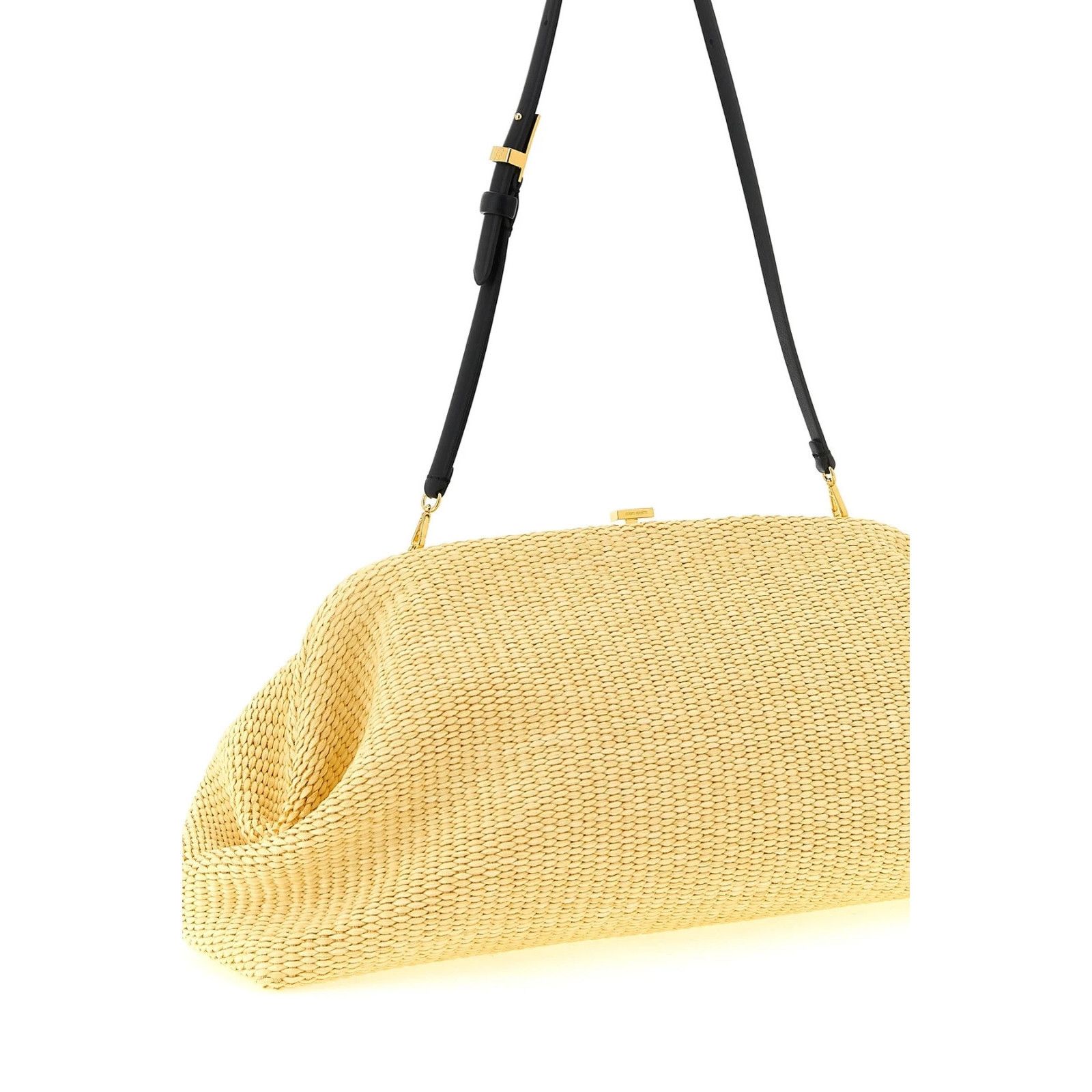 Alberta Ferretti ALBERTA FERRETTI Maxi Beige Woven Raffia Pouch Shoulder Bag Size ONE SIZE - 3 Thumbnail