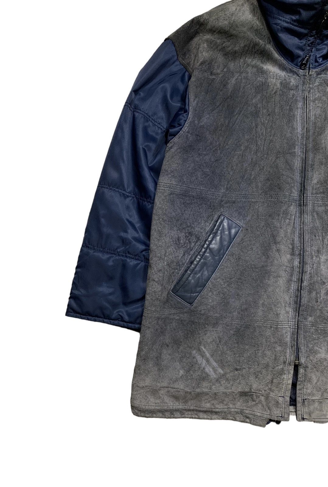 Lanvin Lanvin Classique Half Leather Jacket Size US XL / EU 56 / 4 - 2 Thumbnail