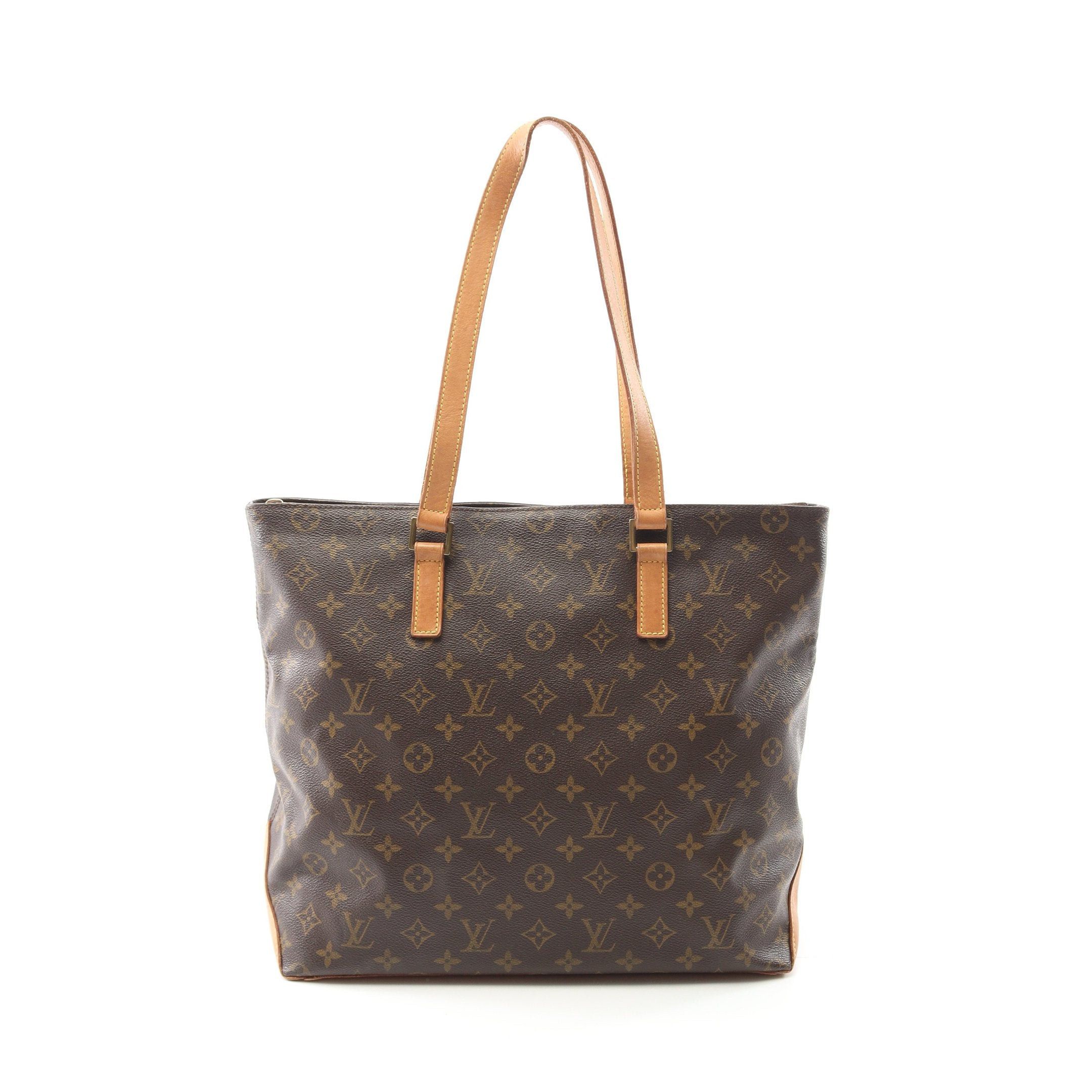 Louis Vuitton Kabamezo Monogram Shoulder Bag Tote Leather Brown, Women's