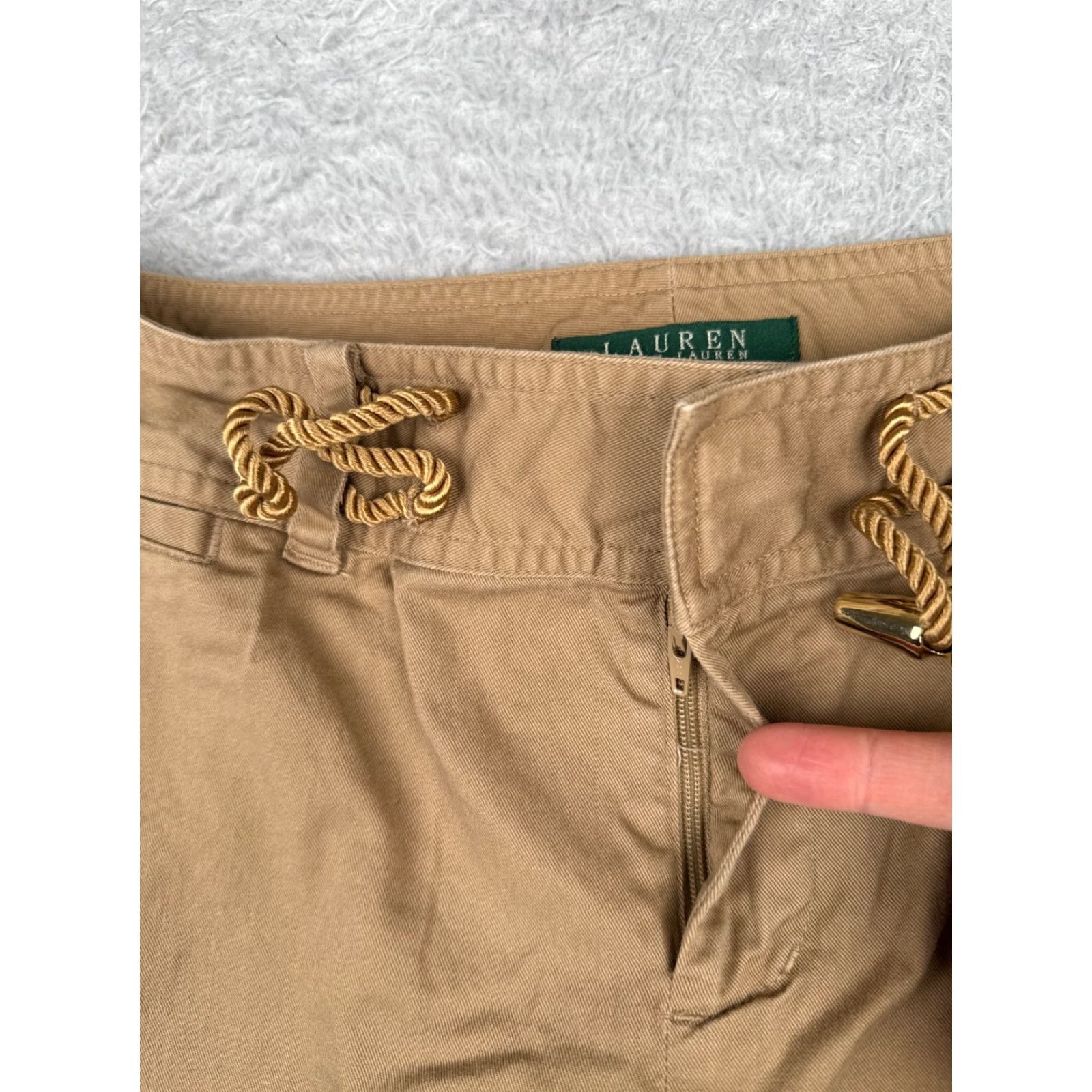 Ralph Lauren VINTAGE Lauren Ralph Lauren Shorts Women 2P Beige Chino LRL Cotton Hike Camp Size 26" / US 2 / IT 38 - 6 Thumbnail