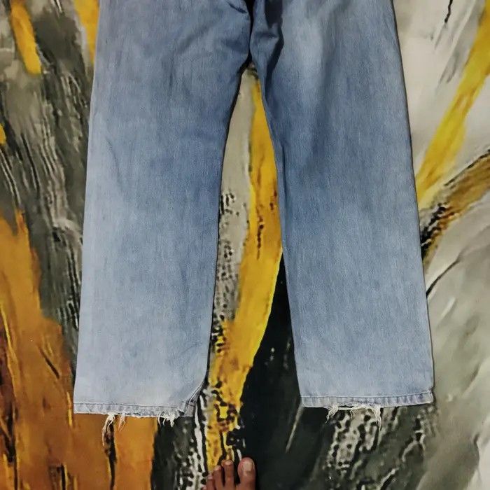 Edwin × Vintage EDWIN VINTAGE DISTRESSED LIGHT BLUE JEANS PANTS Size US 33 - 9 Thumbnail