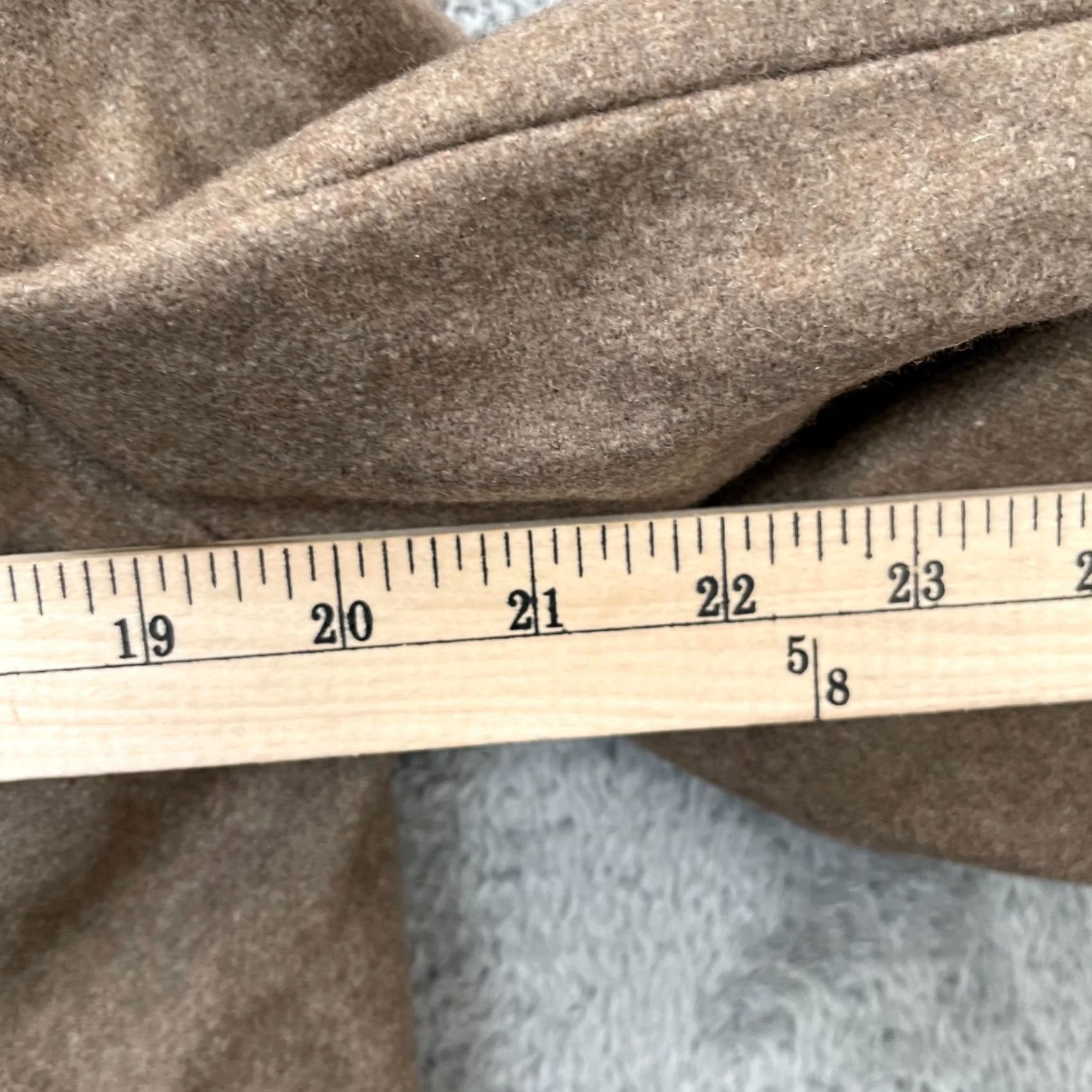 J.Crew VINTAGE J.CREW Jacket Womens Medium Brown Coat Wool Blend Lined Full Zip Formal City Classic Preppy Size M / US 6-8 / IT 42-44 - 8 Thumbnail