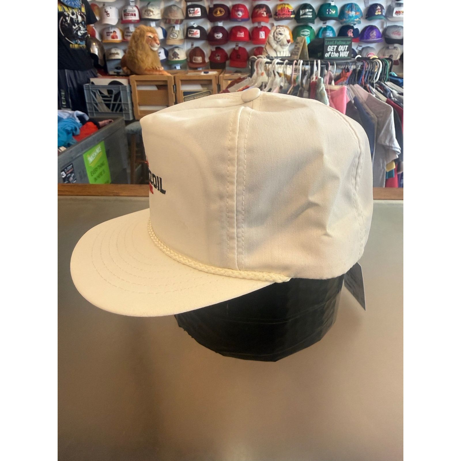 Other Vintage White Pennzoil Rope Snap Back Size ONE SIZE - 2 Thumbnail