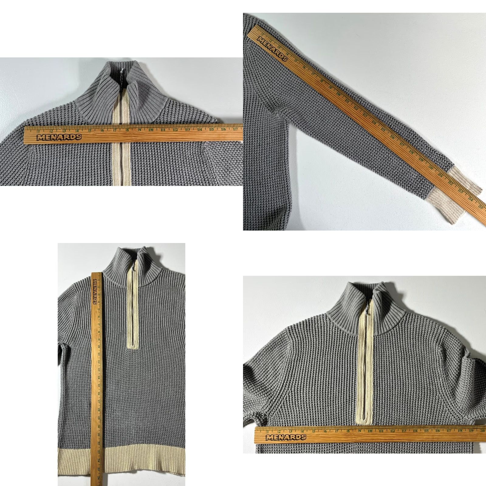 Patagonia Patagonia Women's Ponderosa Pine 1/4 Zip Sweater Drifter Grey 50835 M Black text: gray? Size M / US 6-8 / IT 42-44 - 9 Thumbnail