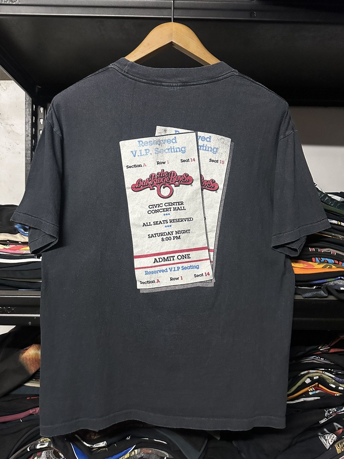Band Tees × Vintage Vintage 80s The Oak Ridge Boys Tour Faded Tee Size US M / EU 48-50 / 2 - 4 Thumbnail
