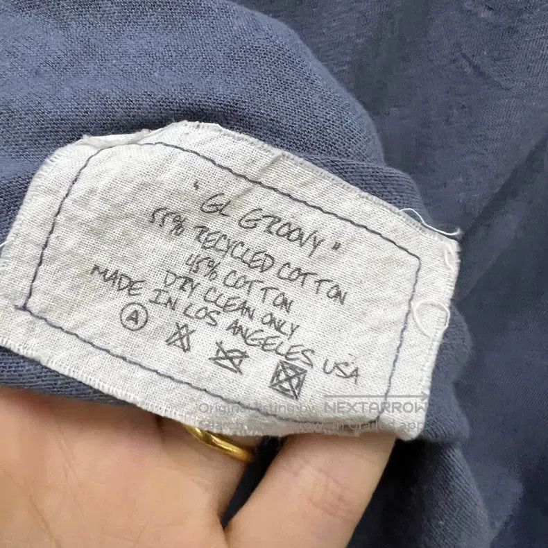 Greg Lauren Greg Lauren Blue-Purple Printed Logo Short Sleeve Size US L / EU 52-54 / 3 - 5 Thumbnail