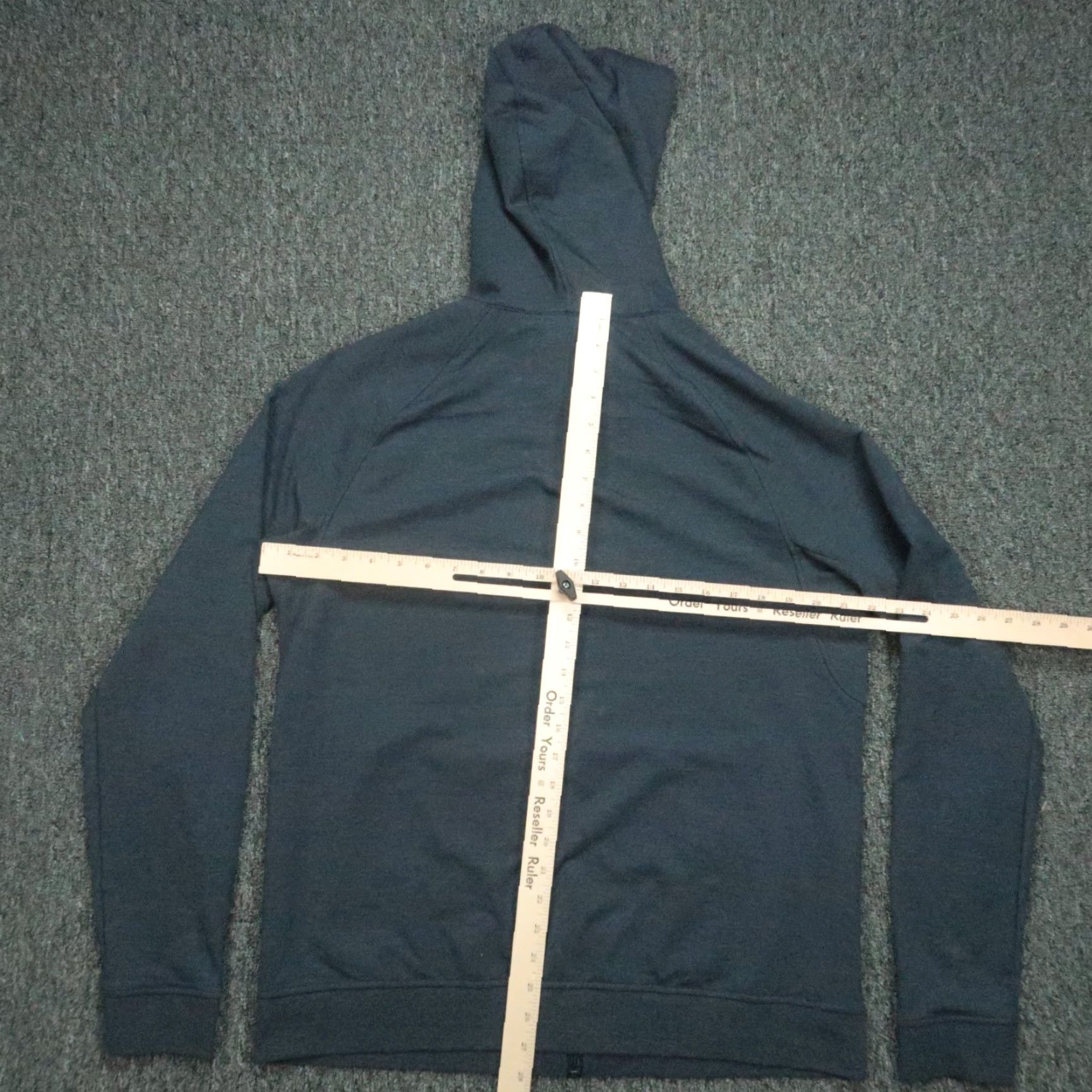 Lululemon Lululemon Hoodie Mens Large Blue City Sweat Full Zip Pockets Terry Hooded Size US L / EU 52-54 / 3 - 5 Thumbnail