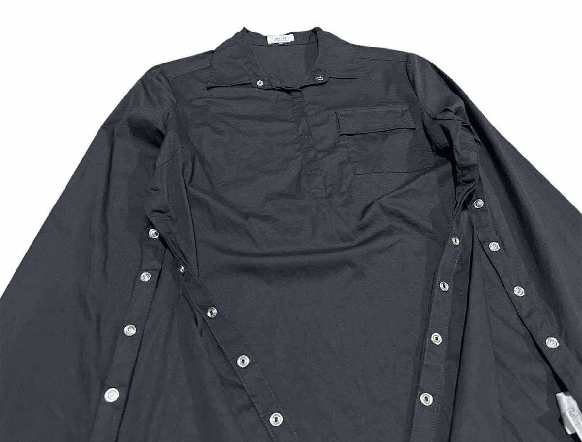 If Six Was Nine 🔥Japanese Y2K Otto Sumisho Hem Slit Snap Button Shirt Goth Size US M / EU 48-50 / 2 - 5 Thumbnail