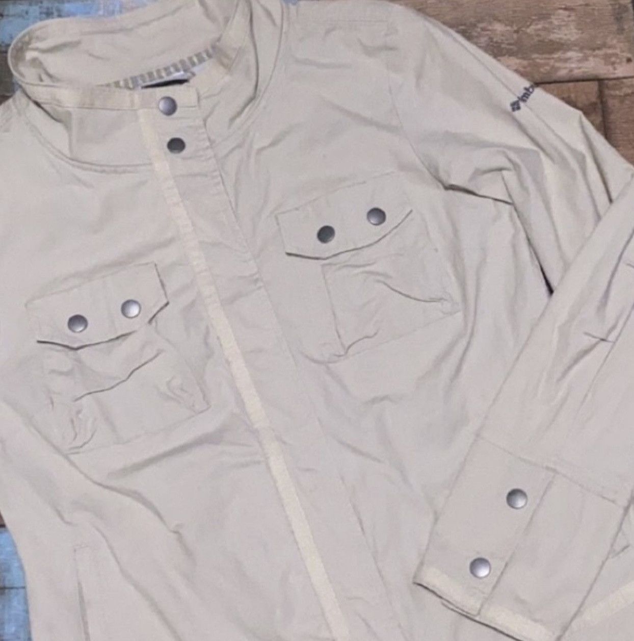 Columbia Columbia, Sun Shield, Lightweight, Beige Windbreaker Coat Size L / US 10 / IT 46 - 10 Thumbnail