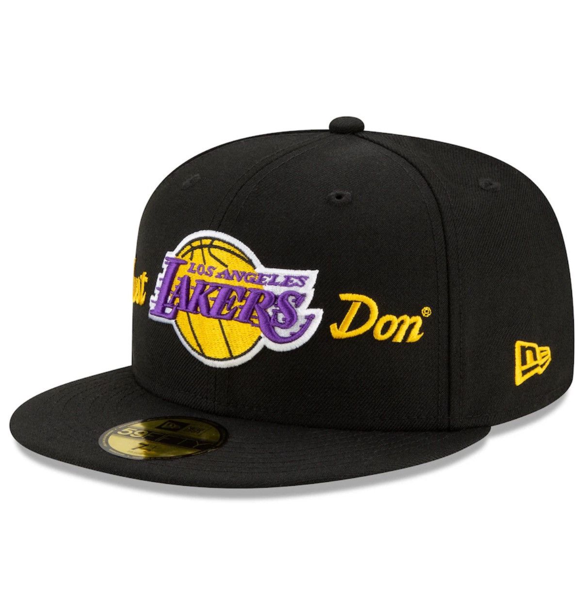 Just Don × New Era Just Don Los Angeles Lakers New Era 59Fifty Fitted Hat Size ONE SIZE - 2 Thumbnail