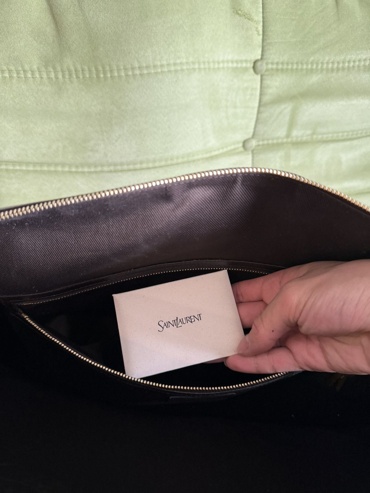 Saint Laurent Paris $2200 48H Monogram Duffle Bag Size ONE SIZE - 9 Thumbnail