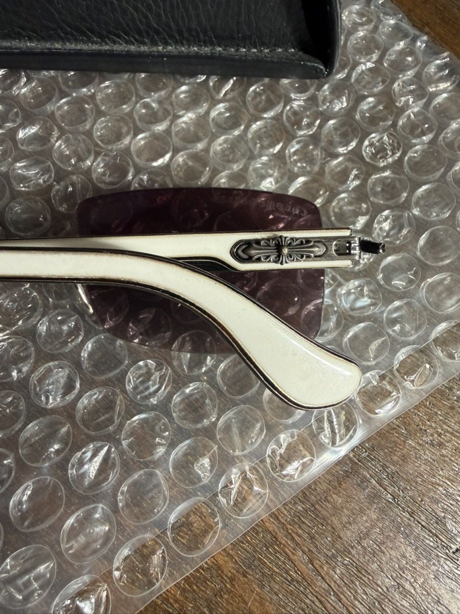 Chrome Hearts Deep II ebony frames (white/purp) Size ONE SIZE - 7 Thumbnail