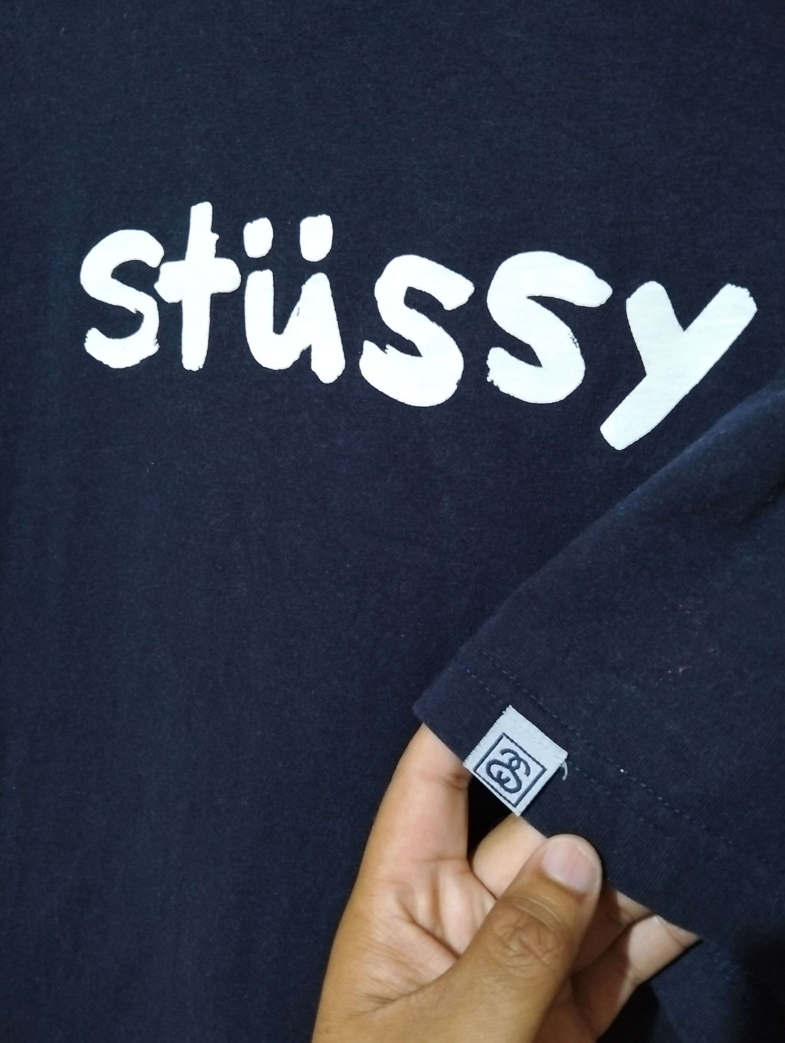 Stussy × Vintage Vintage Stussy Tee 90s Size US L / EU 52-54 / 3 - 3 Thumbnail