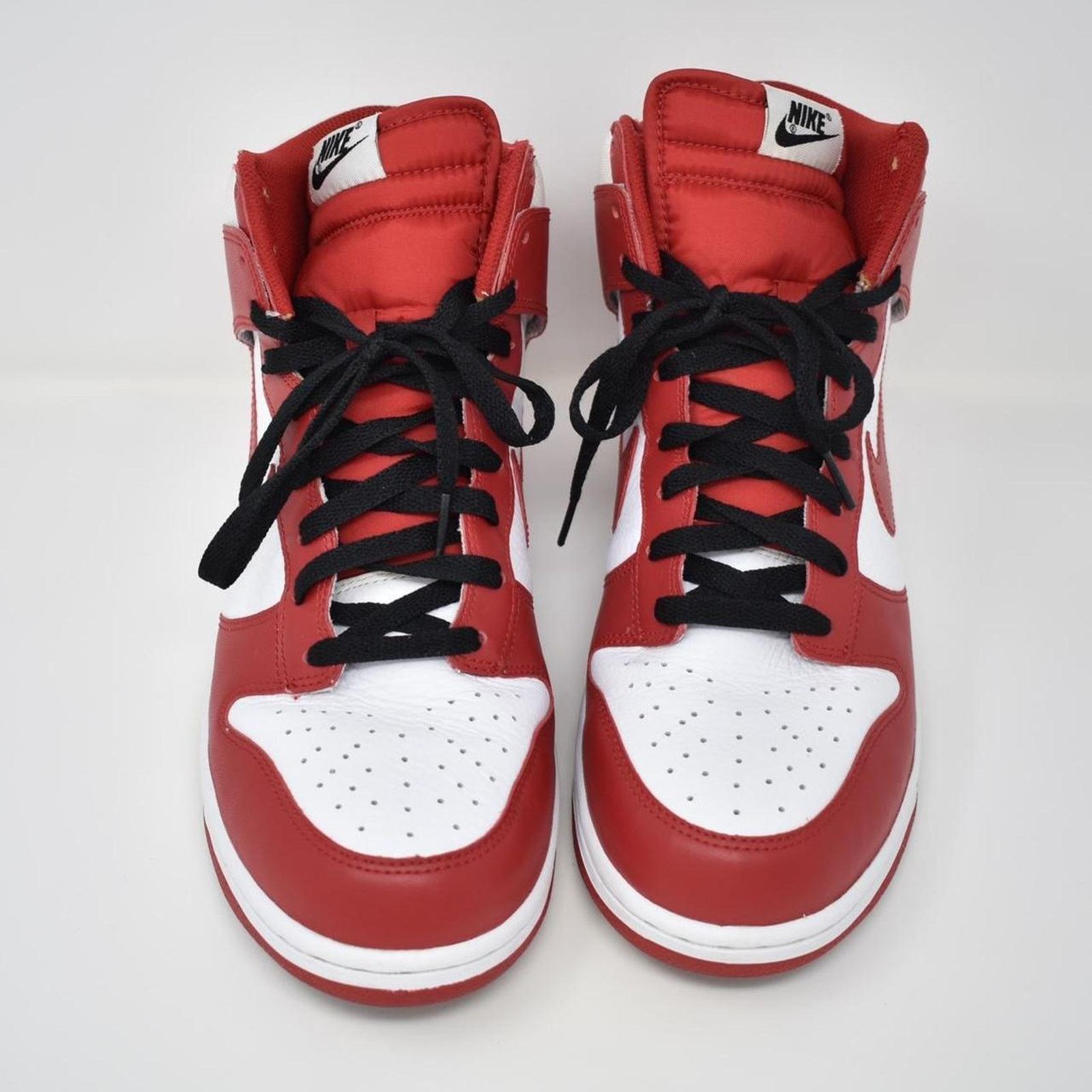 Nike 2010 Nike Dunk High “Varsity Red” Size US 12 / EU 45 - 3 Thumbnail