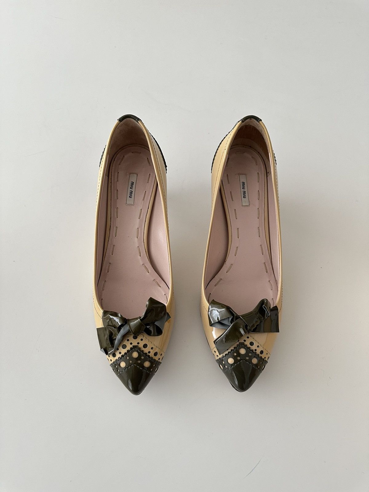Miu Miu miu miu 2000s bow kitten heels Size US 6.5 / IT 36.5 - 1 Thumbnail