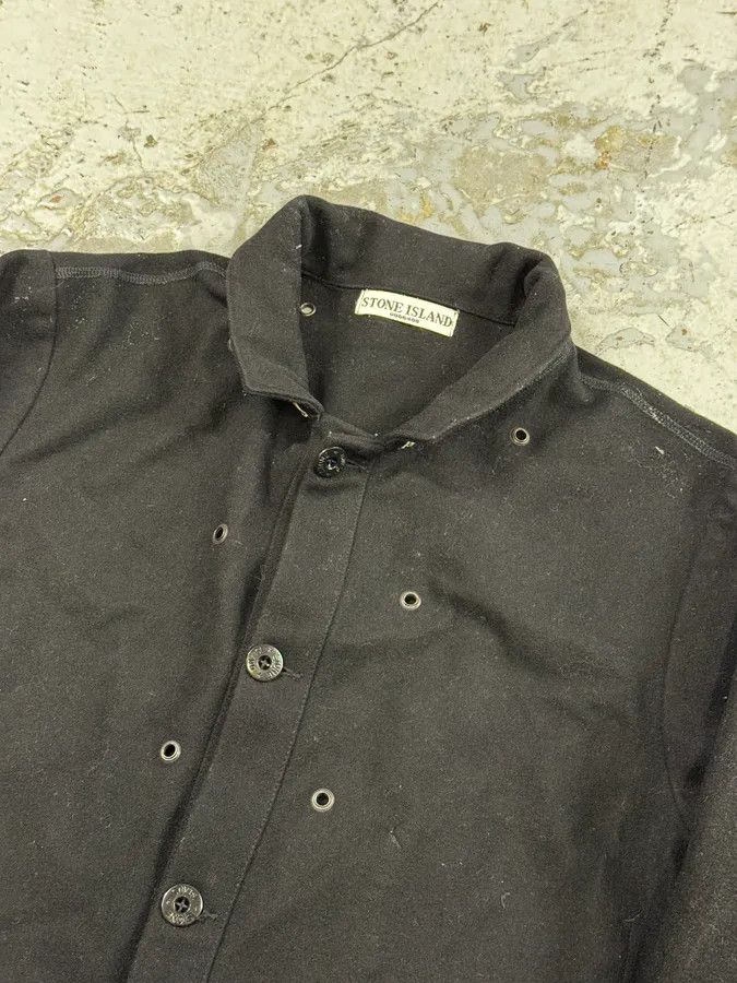 Stone Island Stone Island Black Wool Sailor Bomber Jacket Size US L / EU 52-54 / 3 - 6 Thumbnail