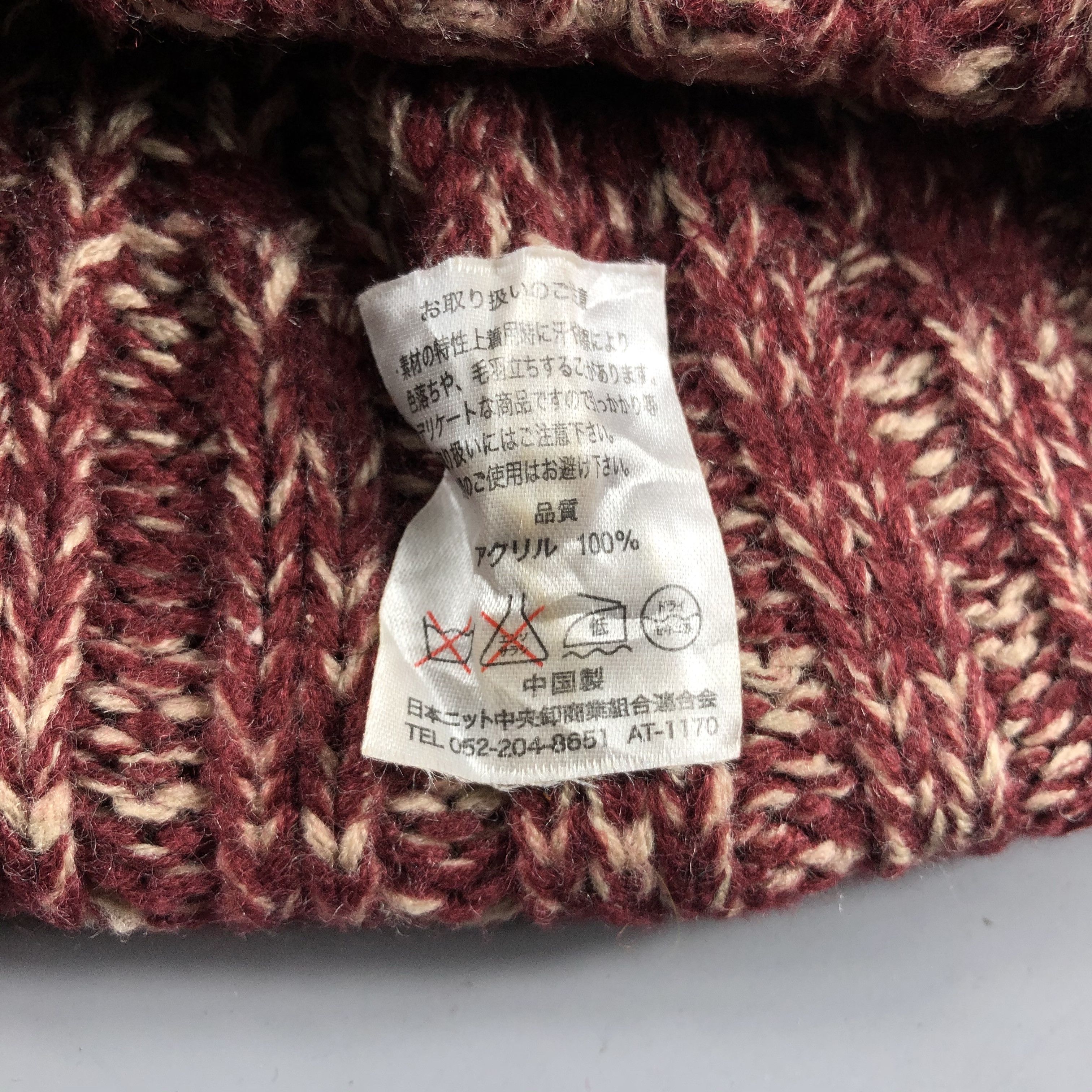 Other × Vintage British Flag Beanie Snow Hat Snow Cap -D593 Size ONE SIZE - 6 Thumbnail