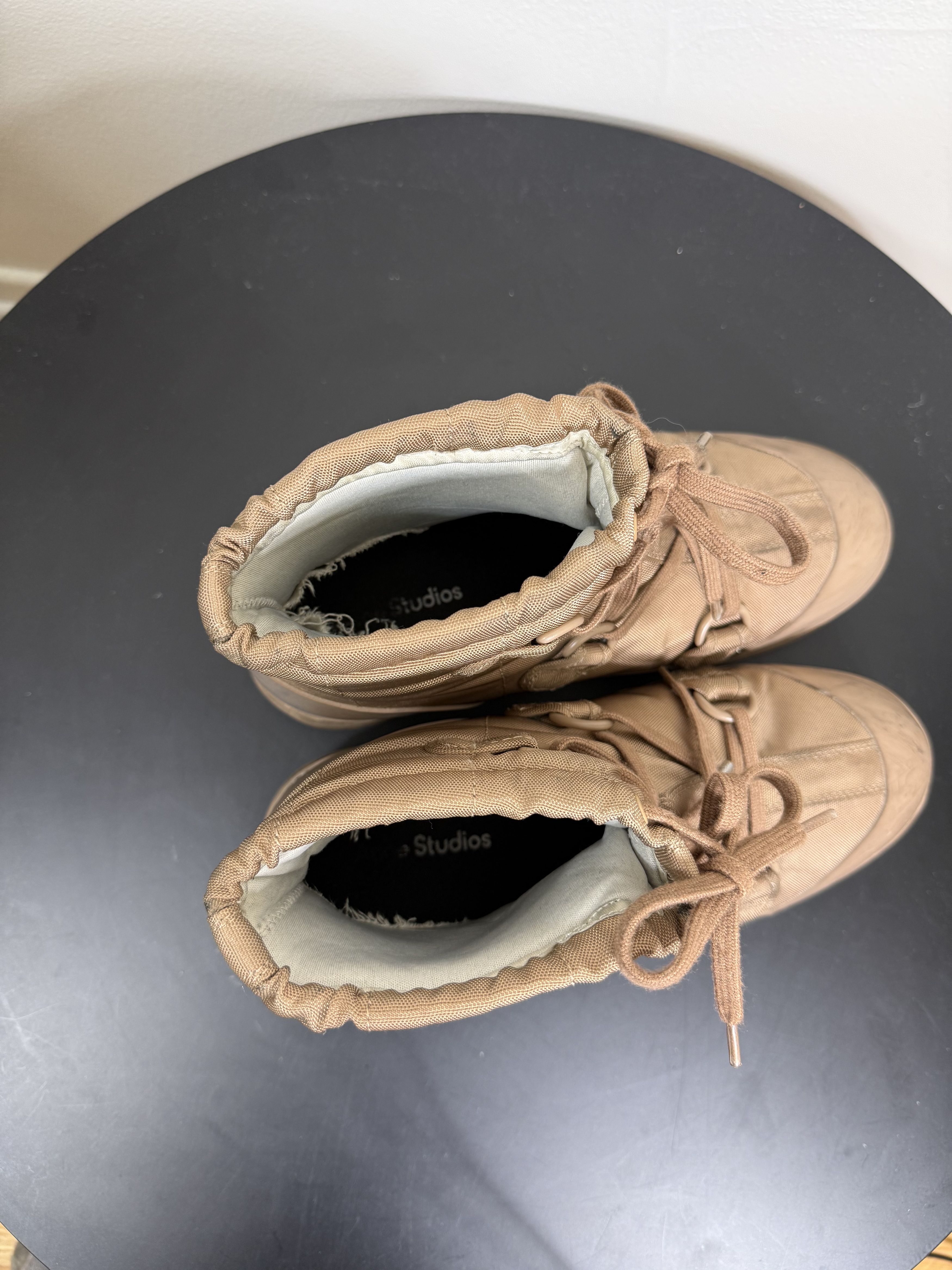 Acne Studios Taupe Bunny Boots Size US 8 / EU 41 - 3 Thumbnail