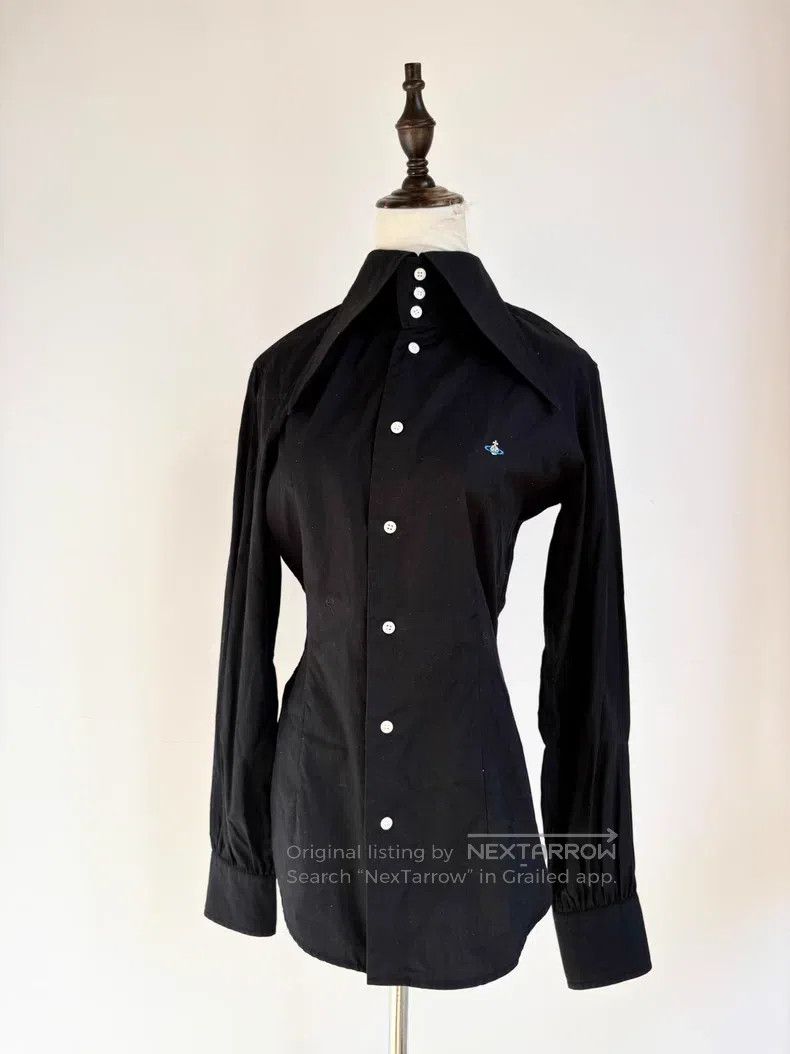 Vivienne Westwood Vivienne Westwood Black Oversized Point Collar Three-Butto Size M / US 6-8 / IT 42-44 - 1 Thumbnail
