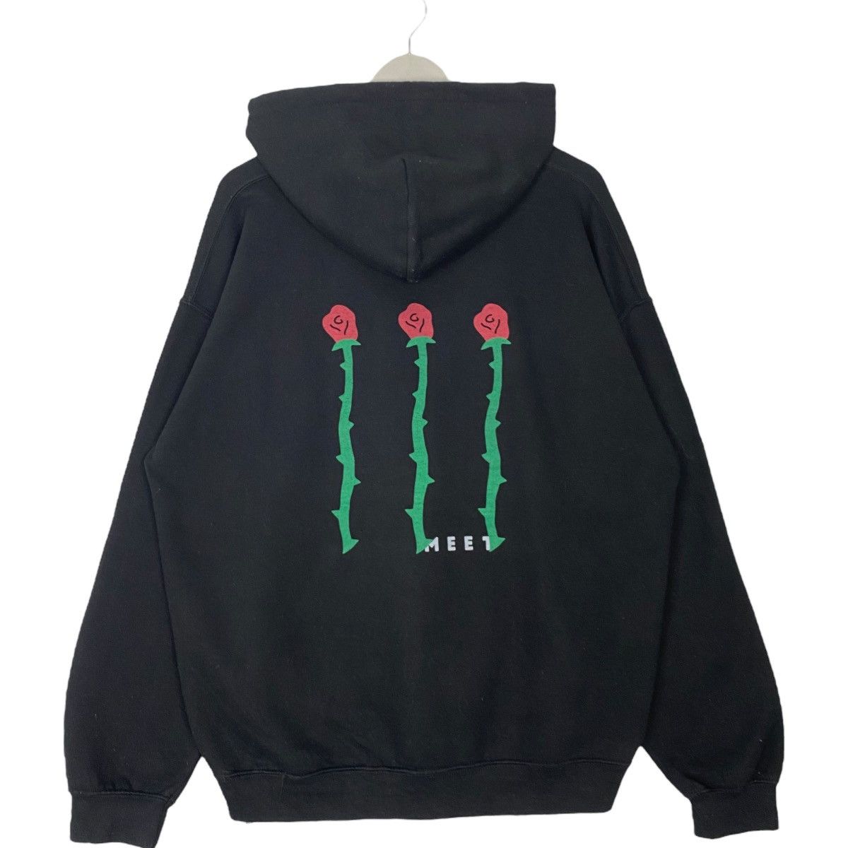 Vintage Vintage AIMYON Japan Singer Hoodie Sweater Black Size L Size US L / EU 52-54 / 3 - 1 Thumbnail
