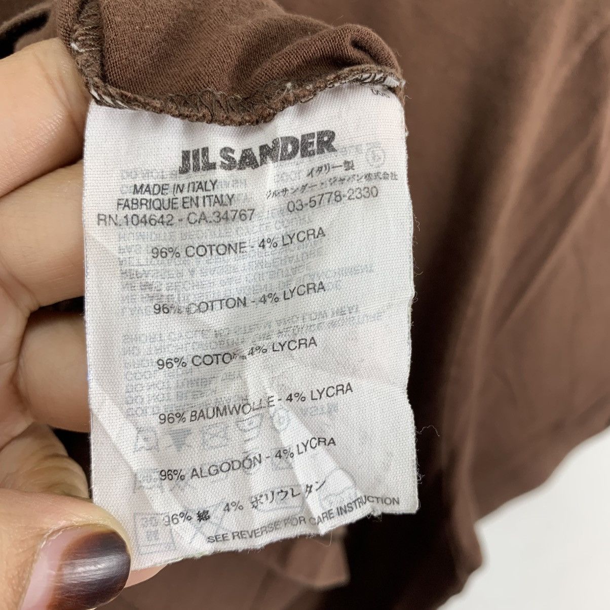 Jil Sander JIL SANDER Plain Germany Brand Short Sleeve Tshirt Size US S / EU 44-46 / 1 - 5 Thumbnail