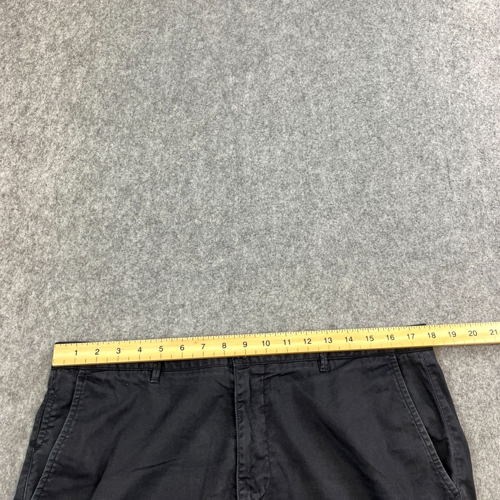 Vintage Hugo Boss Mens Chino Trousers Pants Straight 36 34 Charcoal Grey Stretch Crigan Size US 36 / EU 52 - 6 Thumbnail