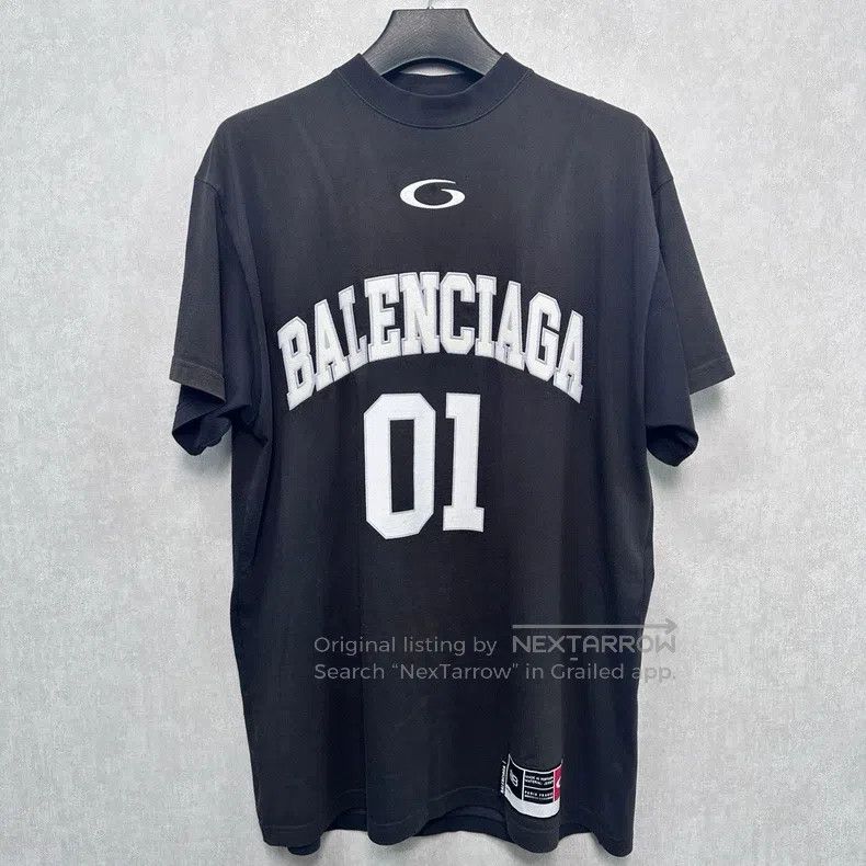 Balenciaga Balenciaga Masking Tape Letter Short Sleeve T-Shirt Size US S / EU 44-46 / 1 - 1 Thumbnail