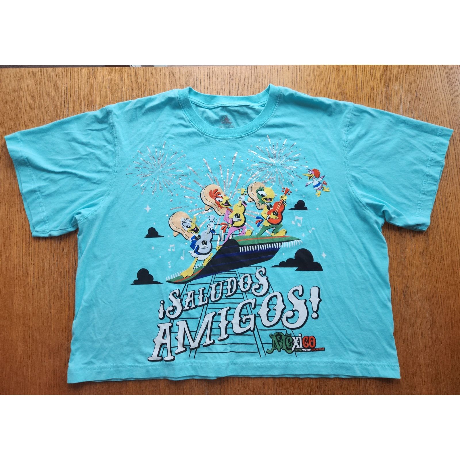 Disney 2004 Disney Epcot Three Caballeros Saludos Amigos Shirt L Size L / US 10 / IT 46 - 1 Thumbnail