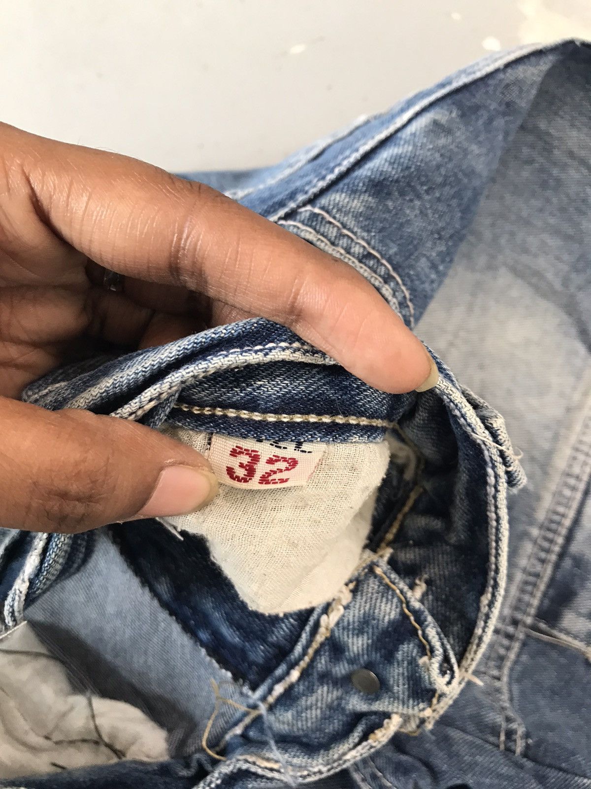 Vintage × Wrangler Vintage wrangler big pocket embroidered cargo denim Size US 30 / EU 46 - 9 Thumbnail