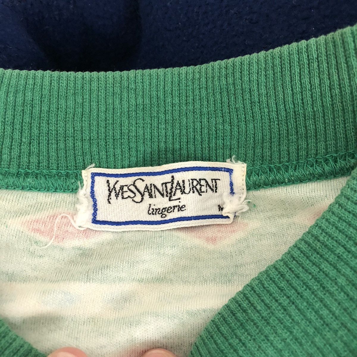 Yves Saint Laurent YSL Yves Saint Laurent Stripe Design Sweatshirt Size US M / EU 48-50 / 2 - 6 Thumbnail