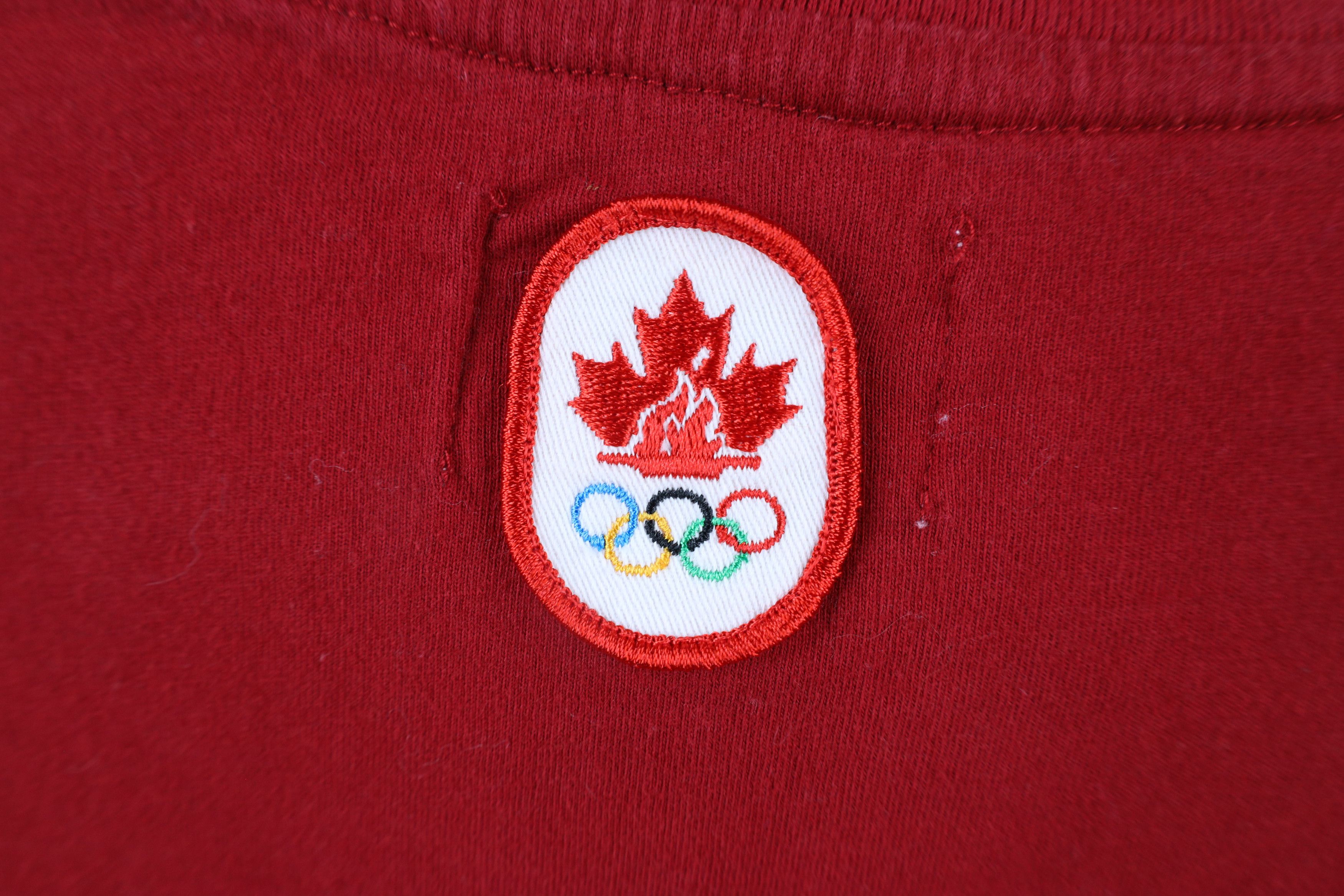 Hudson × Vintage Hudsons Bay Co Team Canada Olympics Long Sleeve T-Shirt Size US L / EU 52-54 / 3 - 12 Thumbnail
