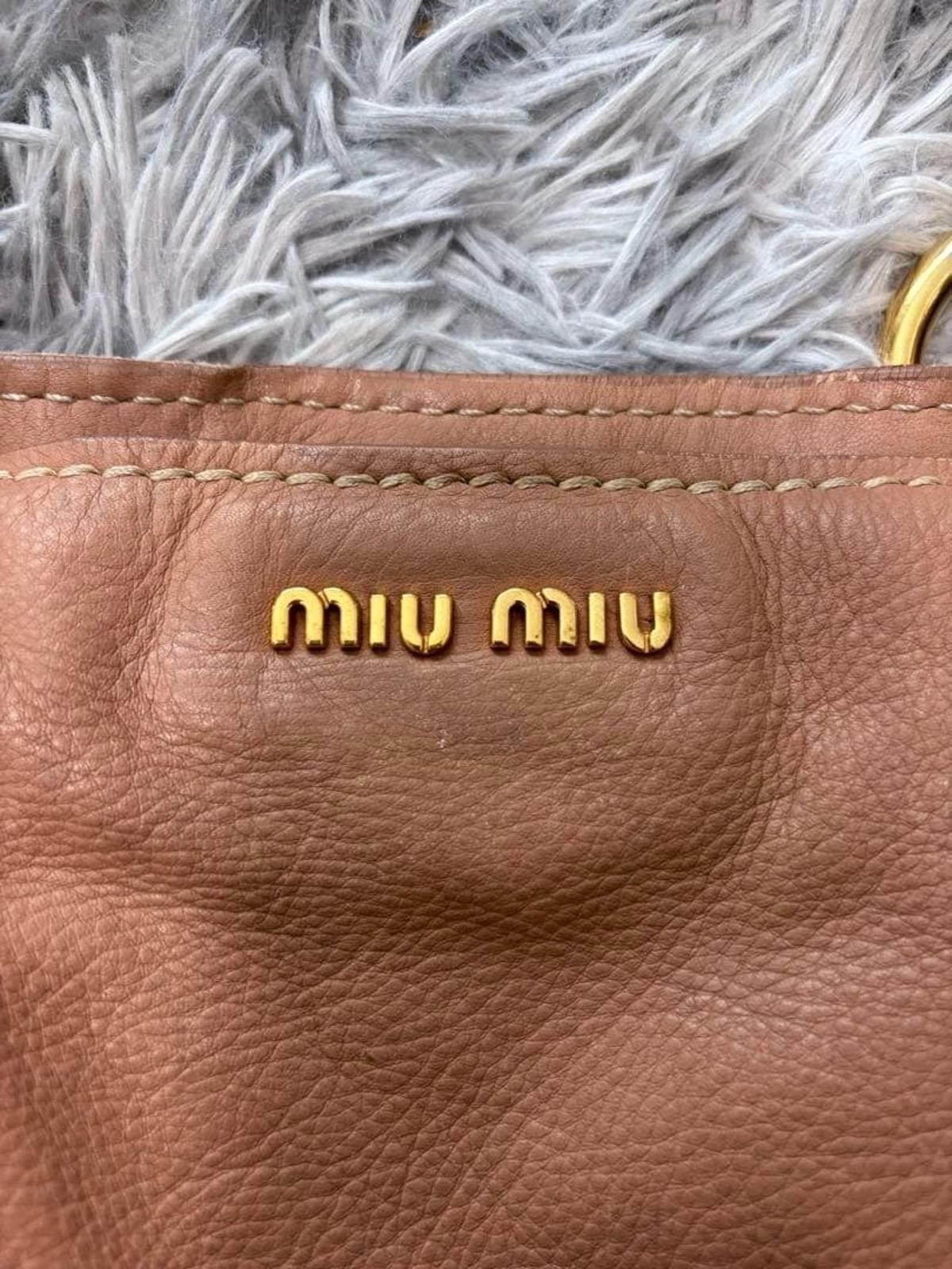 Miu Miu Miu Miu - Pink Leather Handbag Size ONE SIZE - 3 Thumbnail
