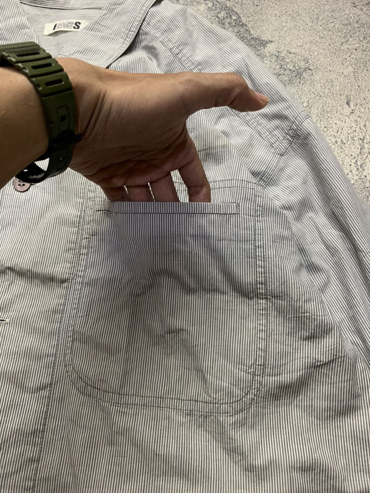 Issey Miyake 🐍 SOLD 🐍Vintage IS Issey Miyake Oversized Double Pocket Size US L / EU 52-54 / 3 - 4 Thumbnail