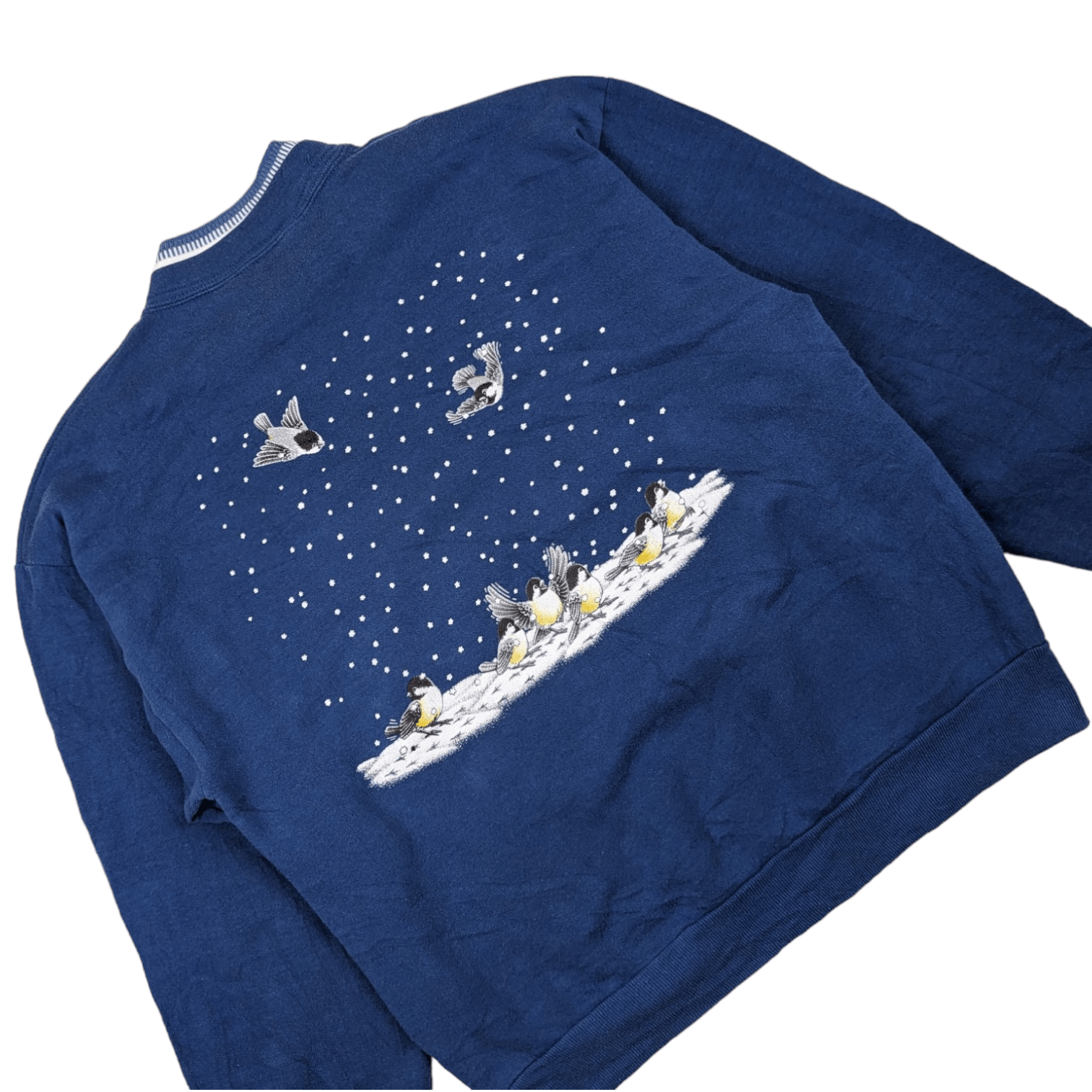 Vintage Vintage 90's MORNING SUN Winter Wonderland Jumper Sweatshirt Size US L / EU 52-54 / 3 - 8 Thumbnail