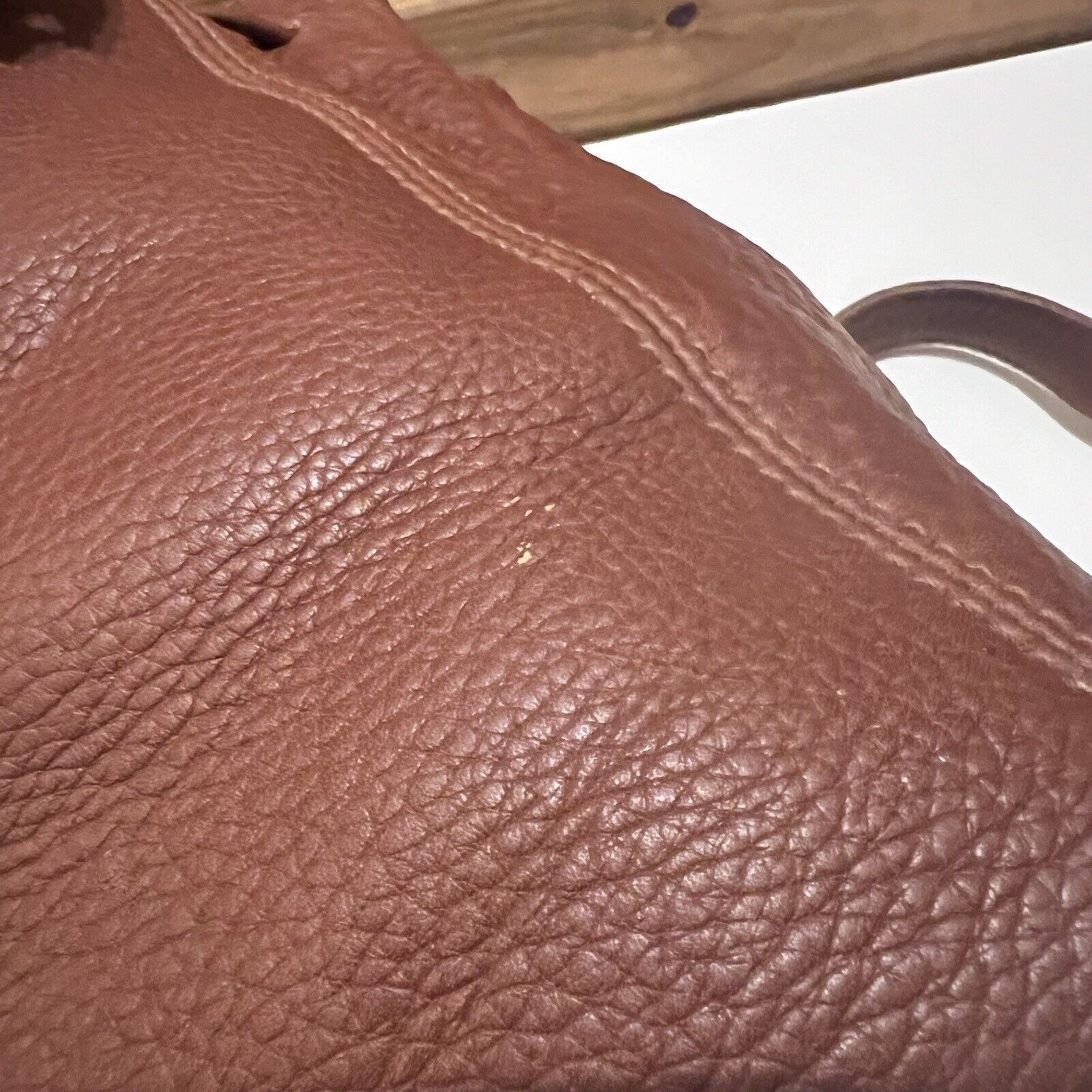 Coach VINTAGE 80’s Coach Sonoma Pebbled Leather Brown Backpack No: Size ONE SIZE - 5 Thumbnail