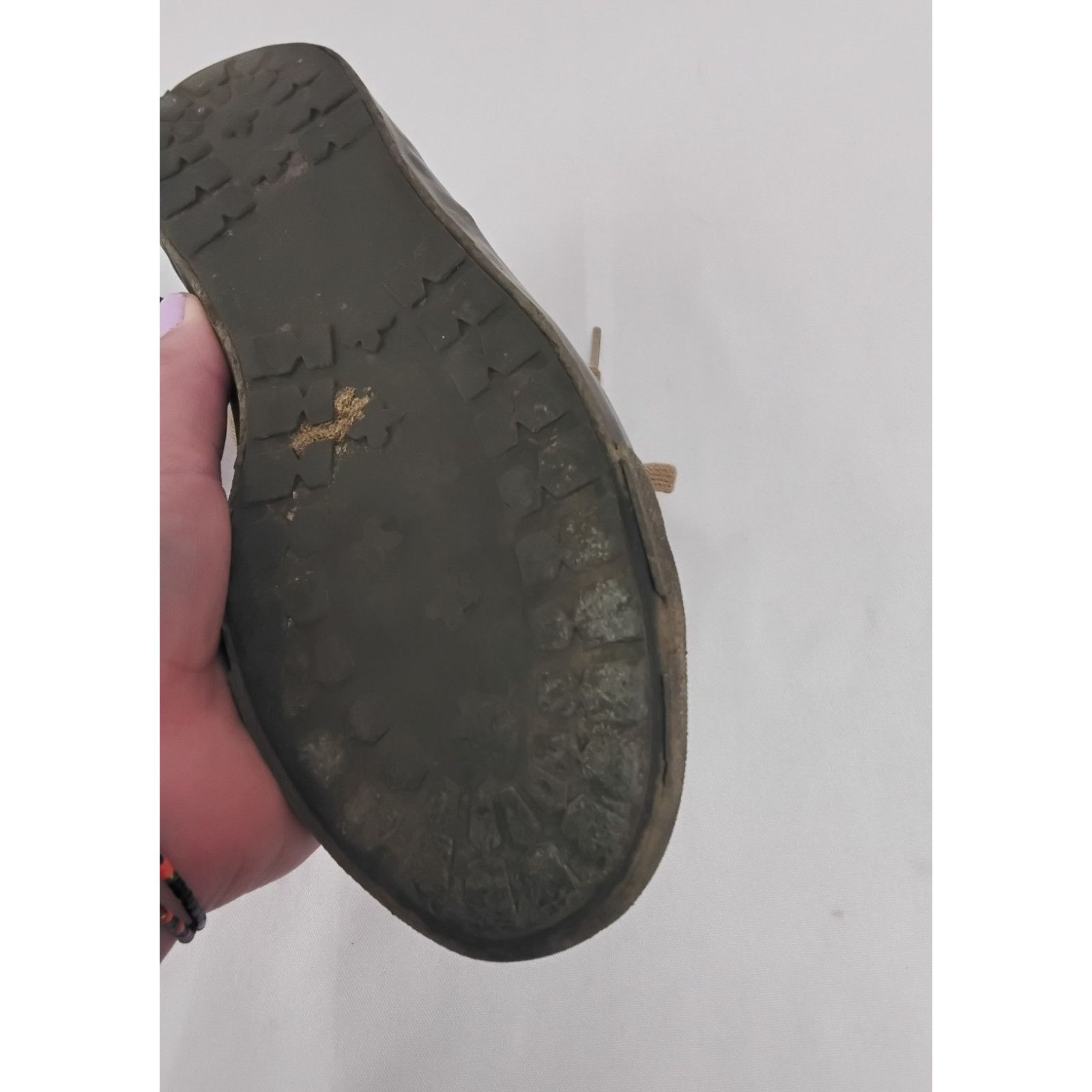 Eddie Bauer Eddie Bauer Sneakers Women's 8.5M Khaki/Green 1980s VTG Size US 8.5 / IT 38.5 - 9 Thumbnail