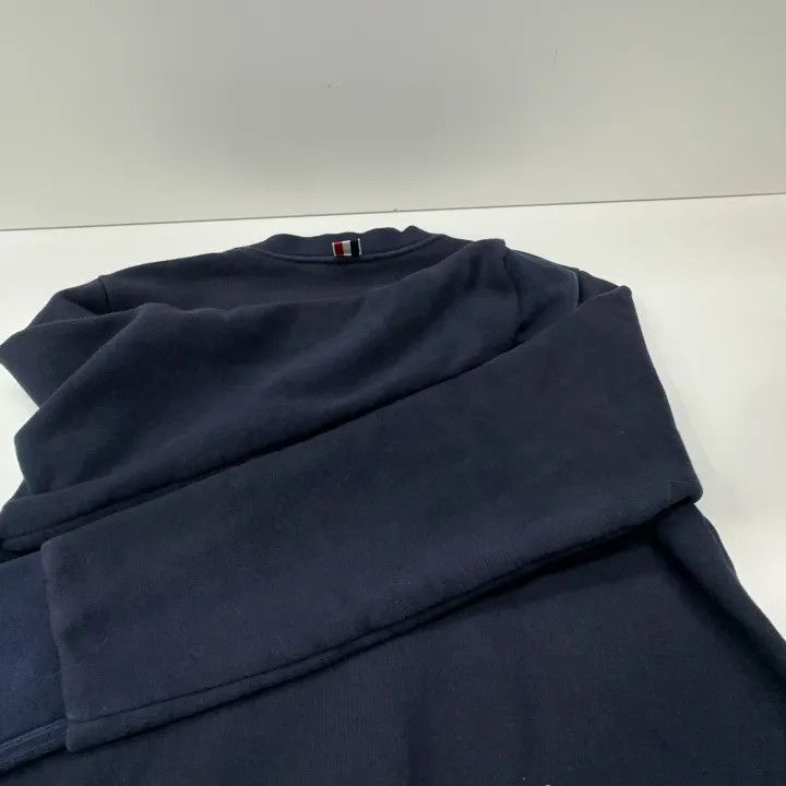 Thom Browne Thom Browne Striped Cotton Pullover Sweatshirt -2507 Size US S / EU 44-46 / 1 - 5 Thumbnail