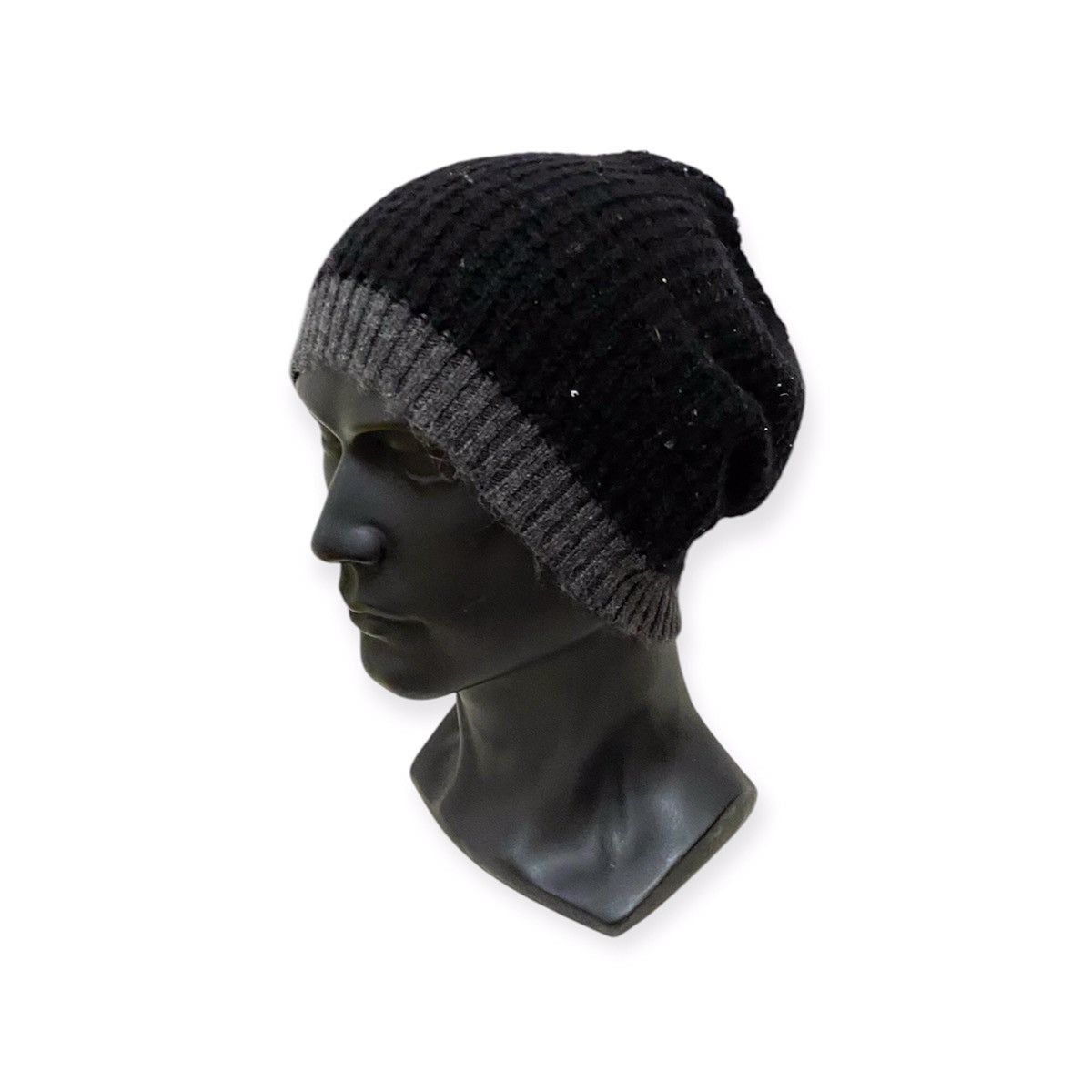 Japanese Brand × Vintage Japanese Brand Rare Design Knit Beanie Hat I Size ONE SIZE - 1 Thumbnail