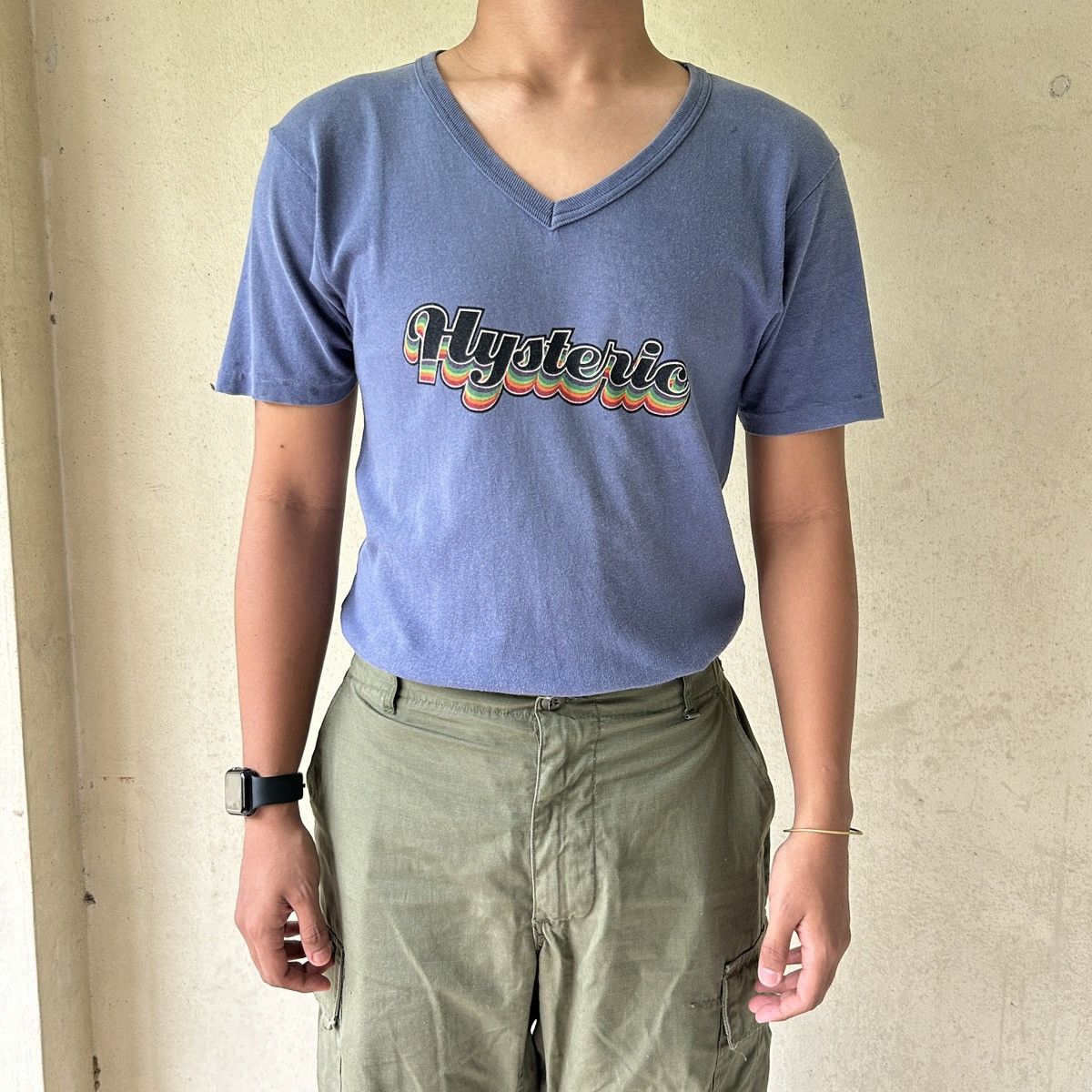 Hysteric Glamour × Japanese Brand × Vintage 1990s Hysteric Glamour - V Neck Size US M / EU 48-50 / 2 - 3 Thumbnail