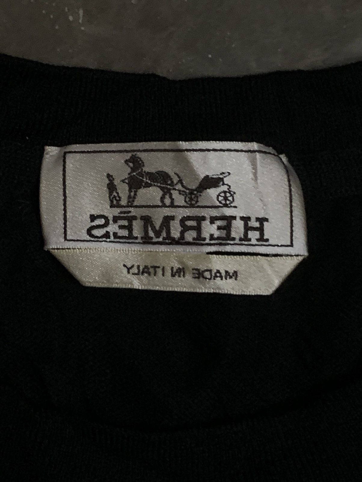 Hermes Hermes Plain Single Pocket Tee Size US L / EU 52-54 / 3 - 3 Thumbnail